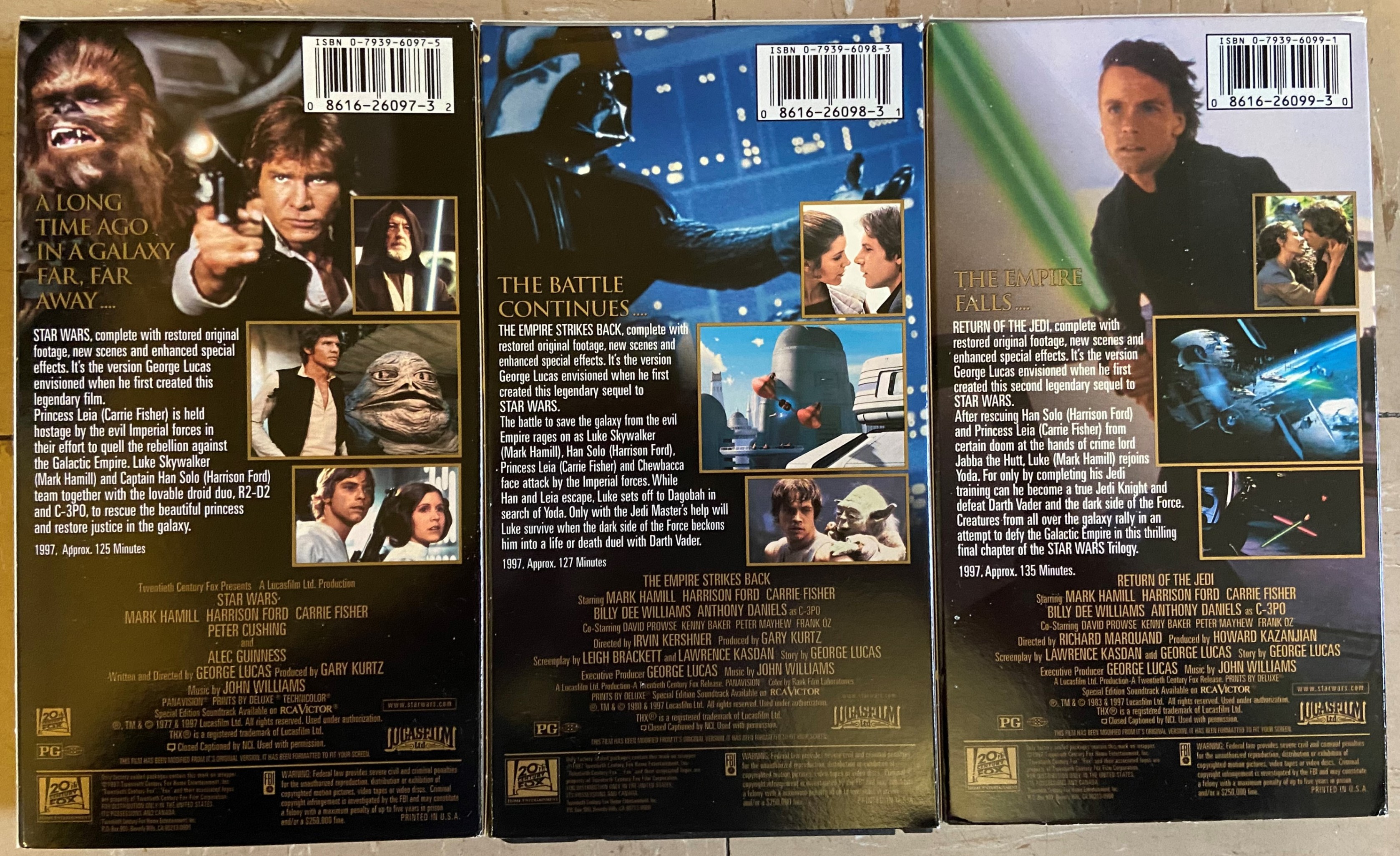 The Star Wars collection on VHS - photo 4