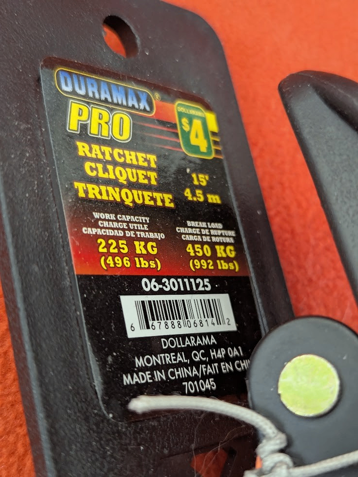 15-foot Duramax Pro ratchet with 496 pound work capacity - photo 2