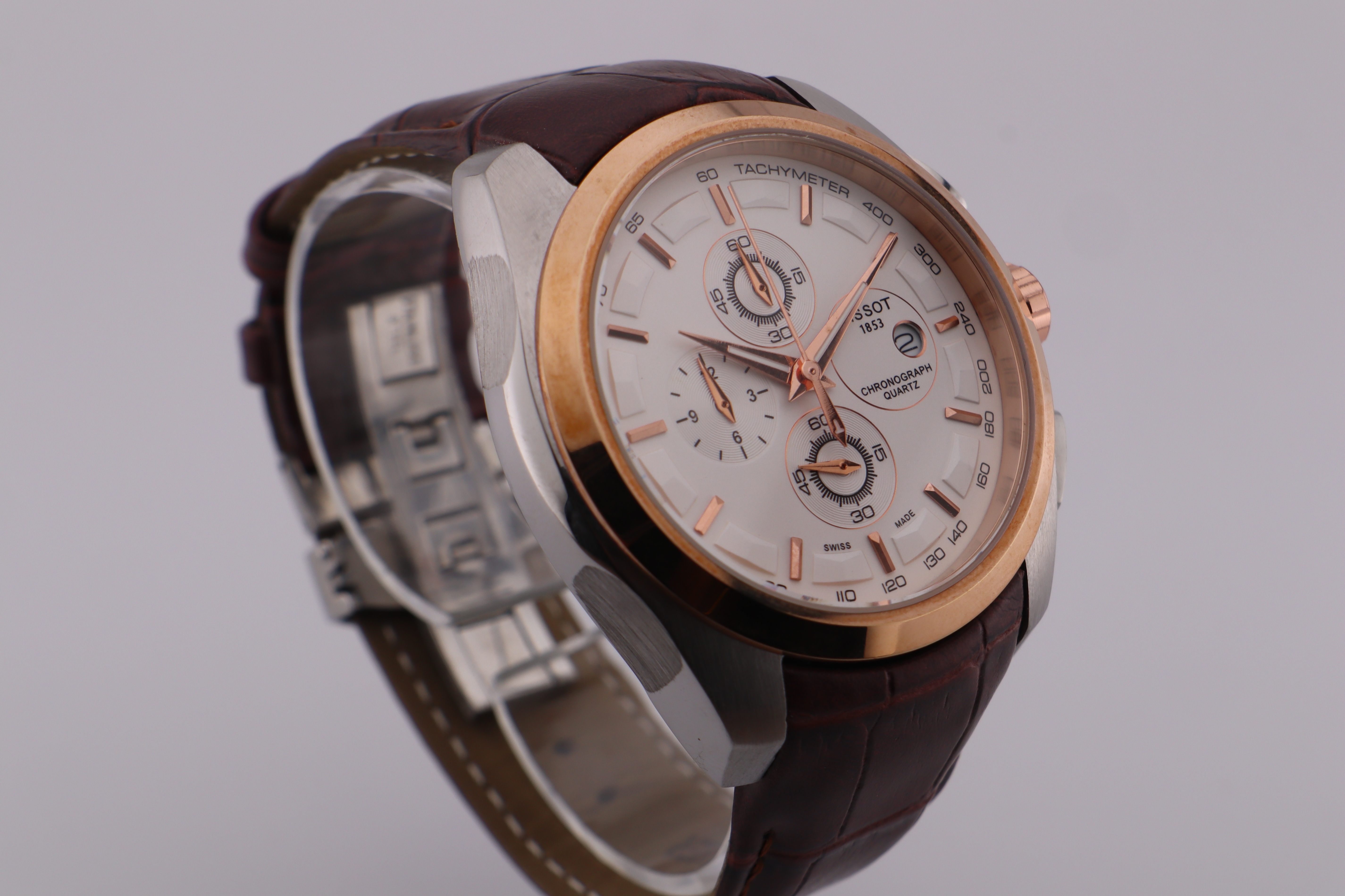 Tissot 1853 Couturier Tachymeter Chronograph Quartz Wrist Watch