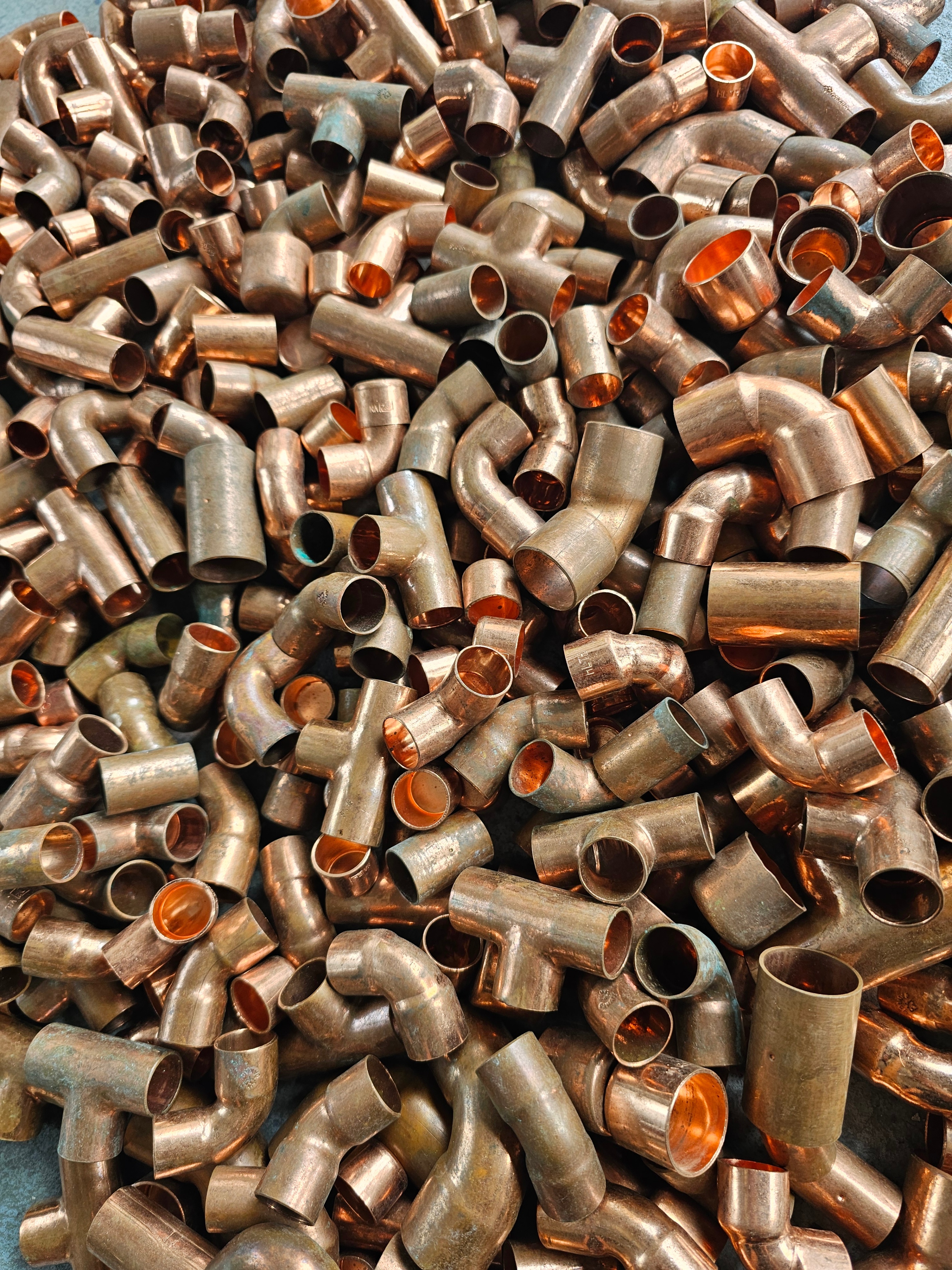 Assorted Copper Plumbing Fittings - photo 5