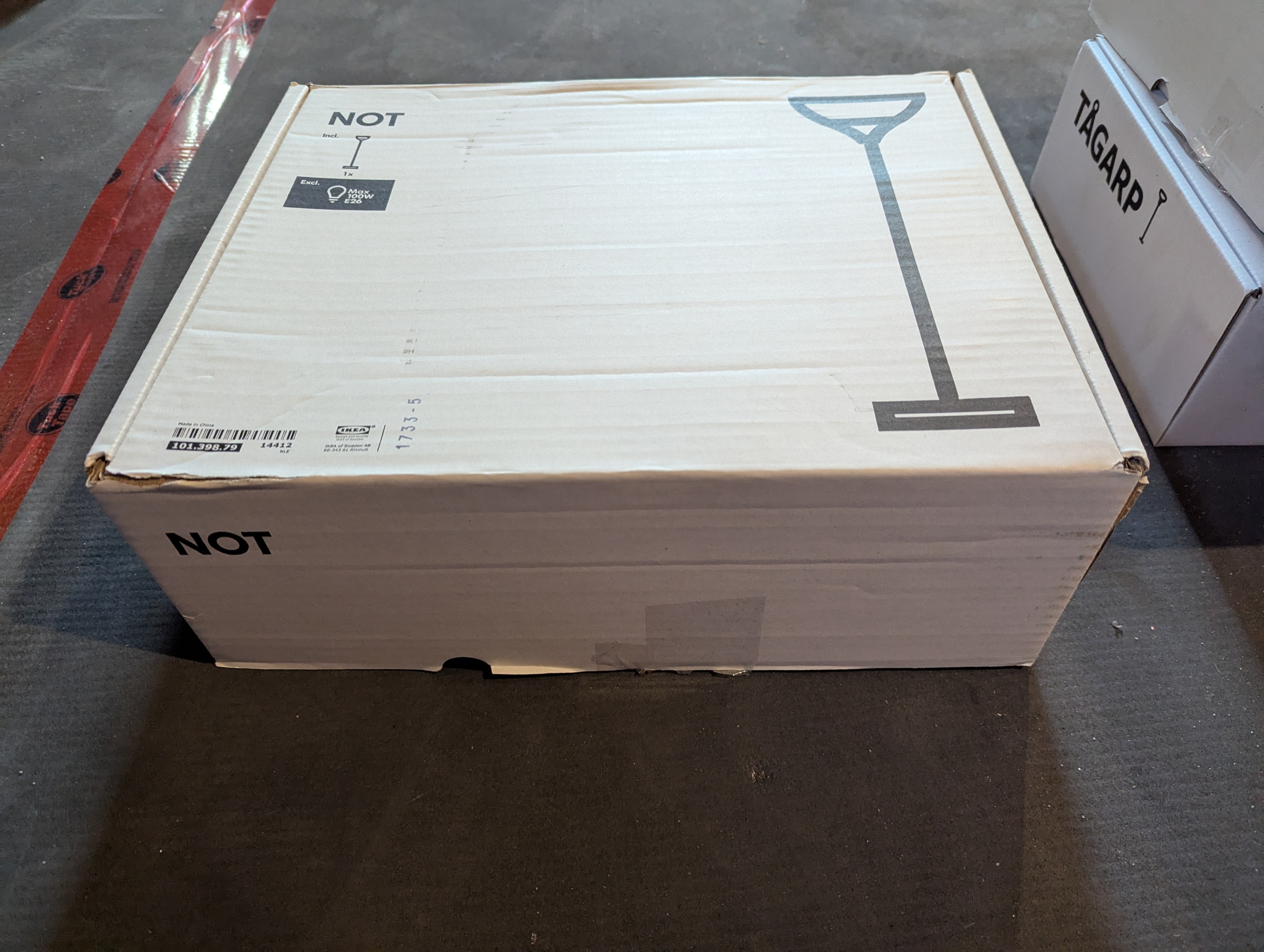 IKEA Floor uplighter - TÅGARP , white - photo 3