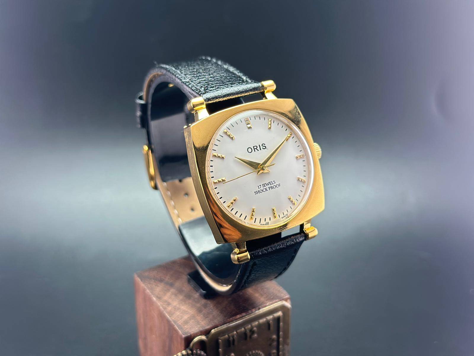Vintage Oris Swiss ST-96 Hand Wind Mechanical Men's Watch