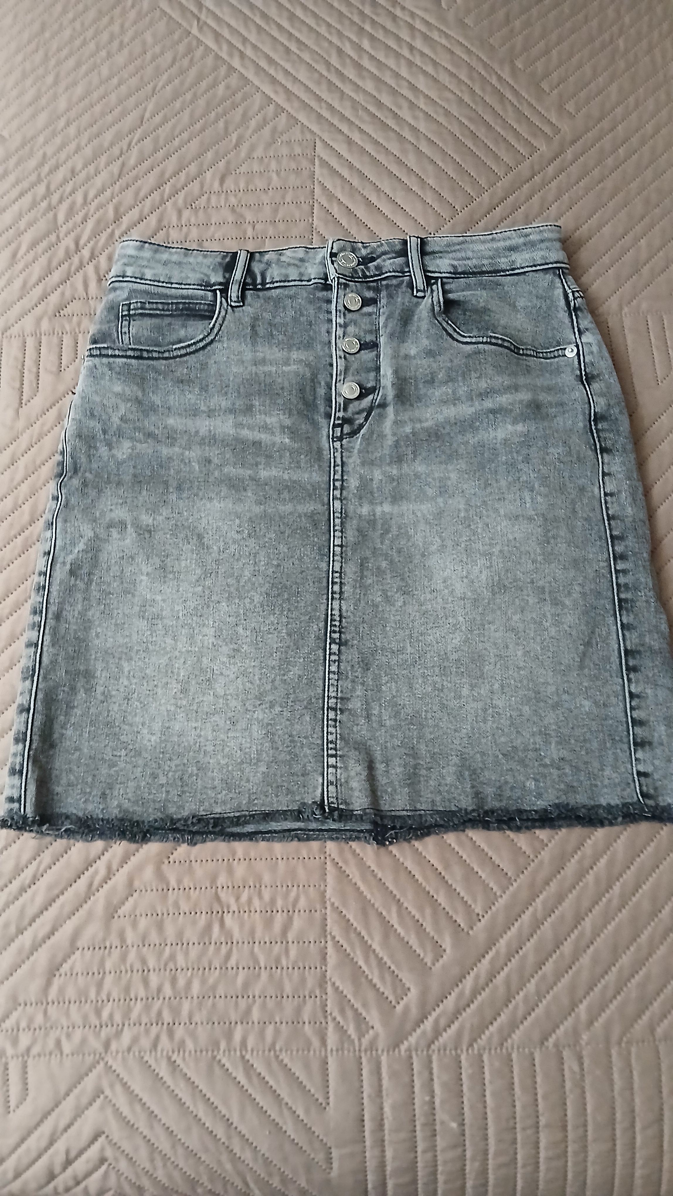 Dynamite Grey Denim Skirt - P/S - photo 3
