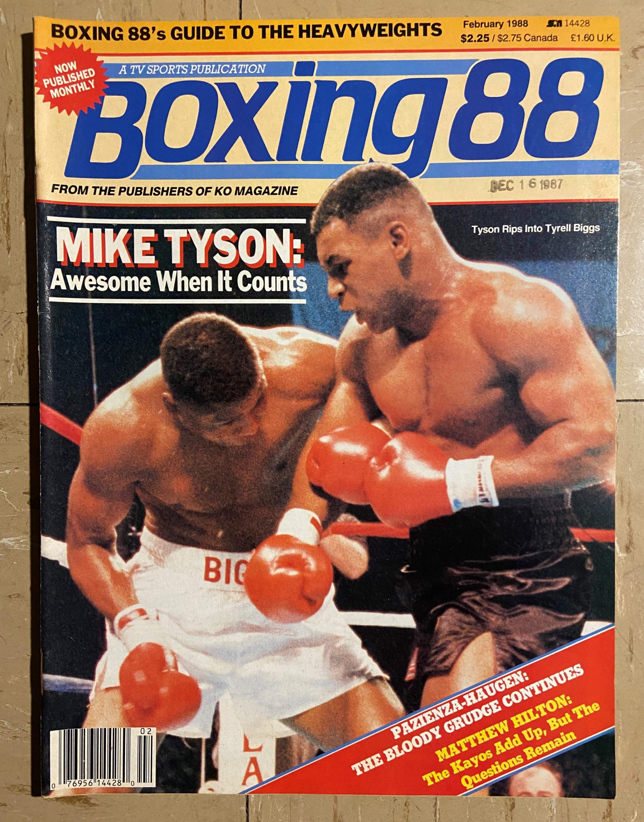 Boxing 88 Mike Tyson VS Tyrell Biggs