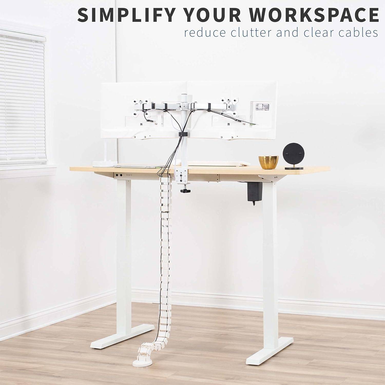 New VIVO Vertebrae Cable Management Kit White