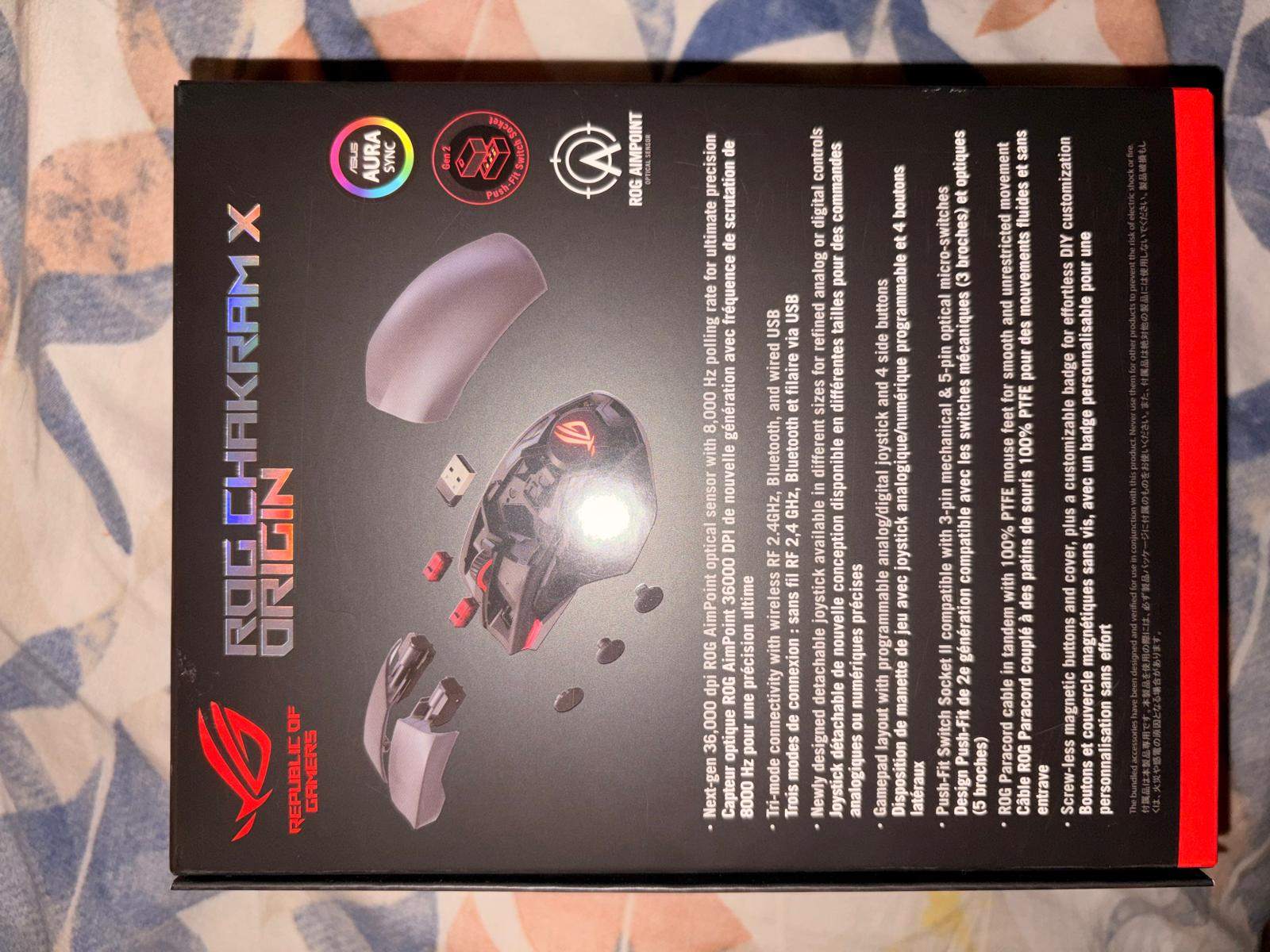 ASUS ROG Chakram X Origin Gaming Mouse – Wireless | 36K DPI NEW - photo 4