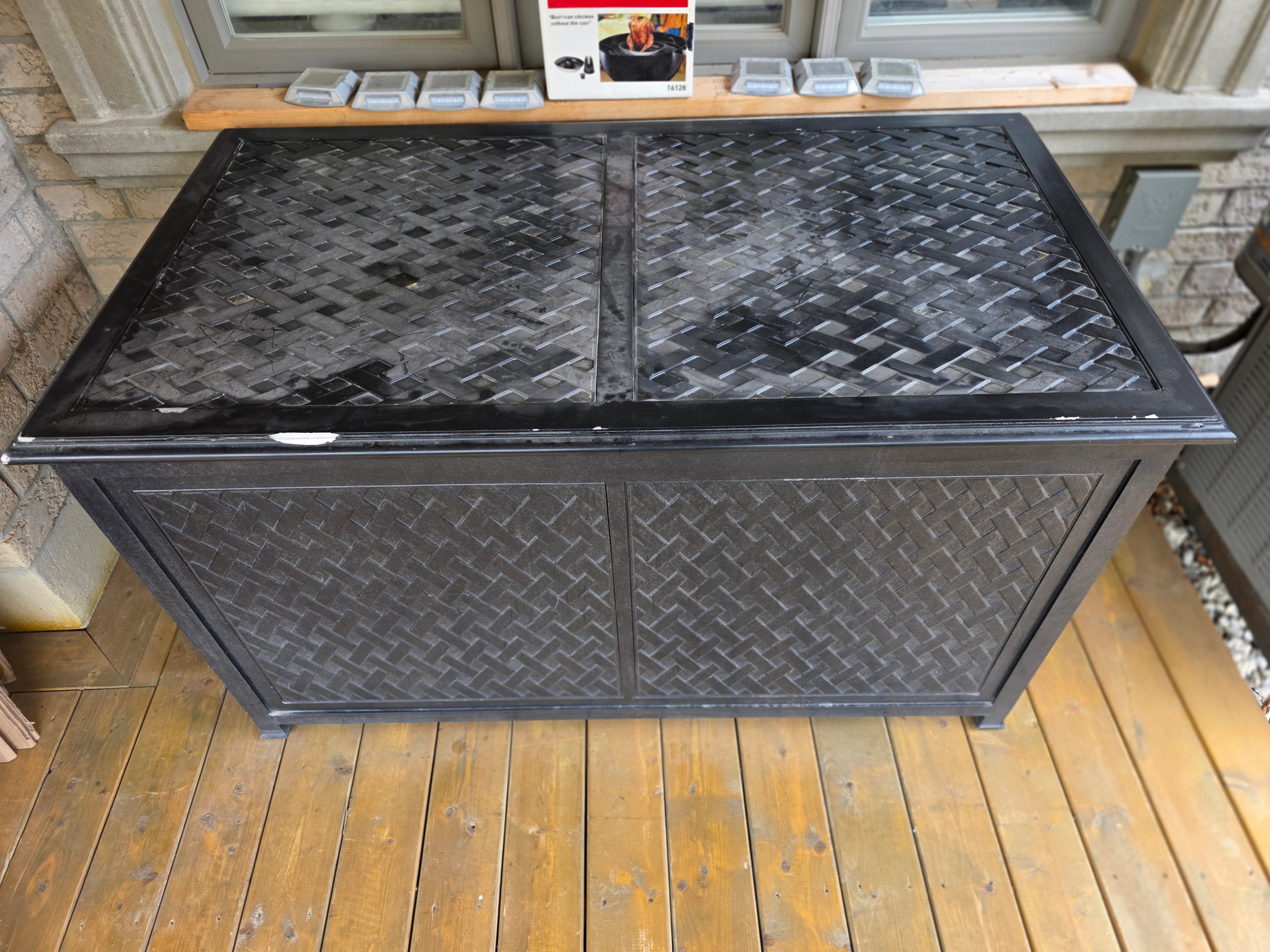 ✨ Large DOT Furniture Wicker Storage Box – Espresso - photo 3