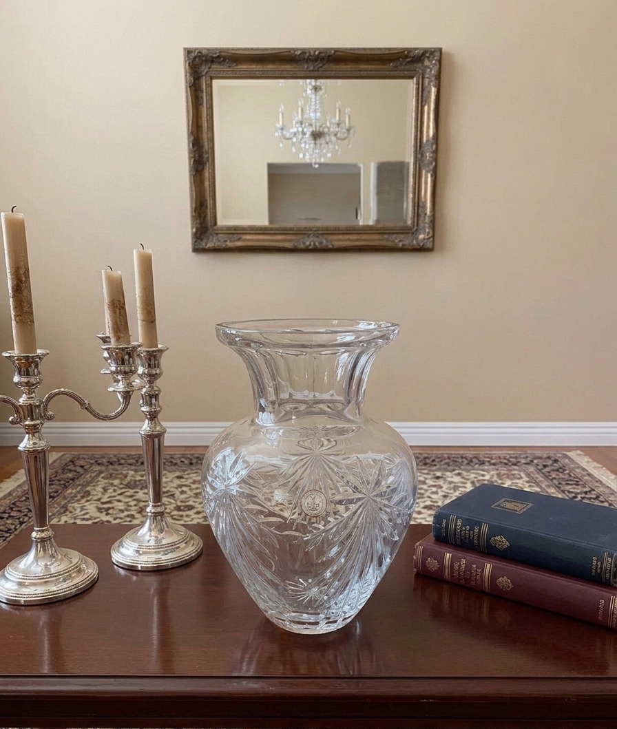 Polish Heritage Crystal - Glass Crystal Clear Vase - photo 2