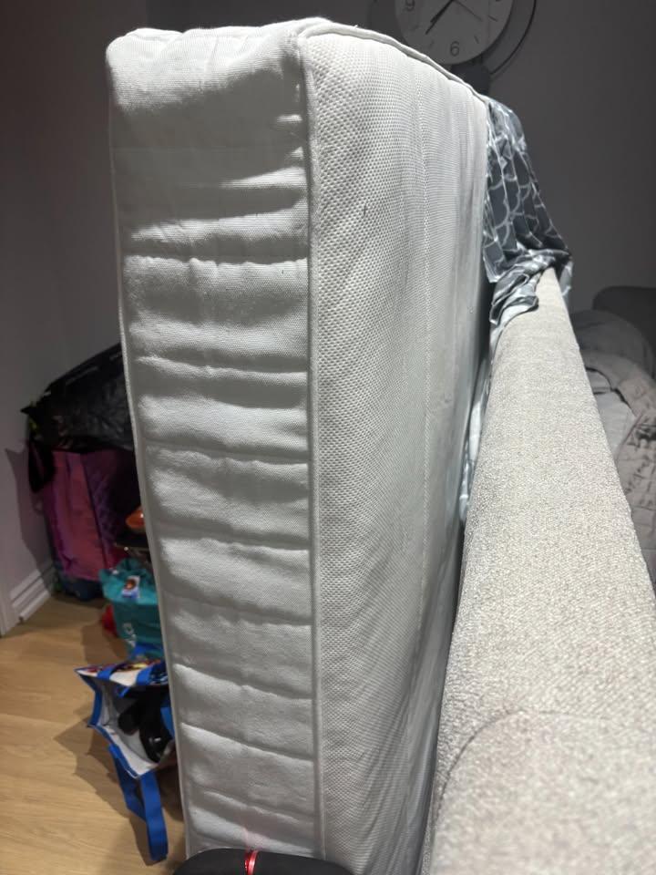 VESTERÖY Hybrid mattress, Queen size medium firm/white, - photo 2