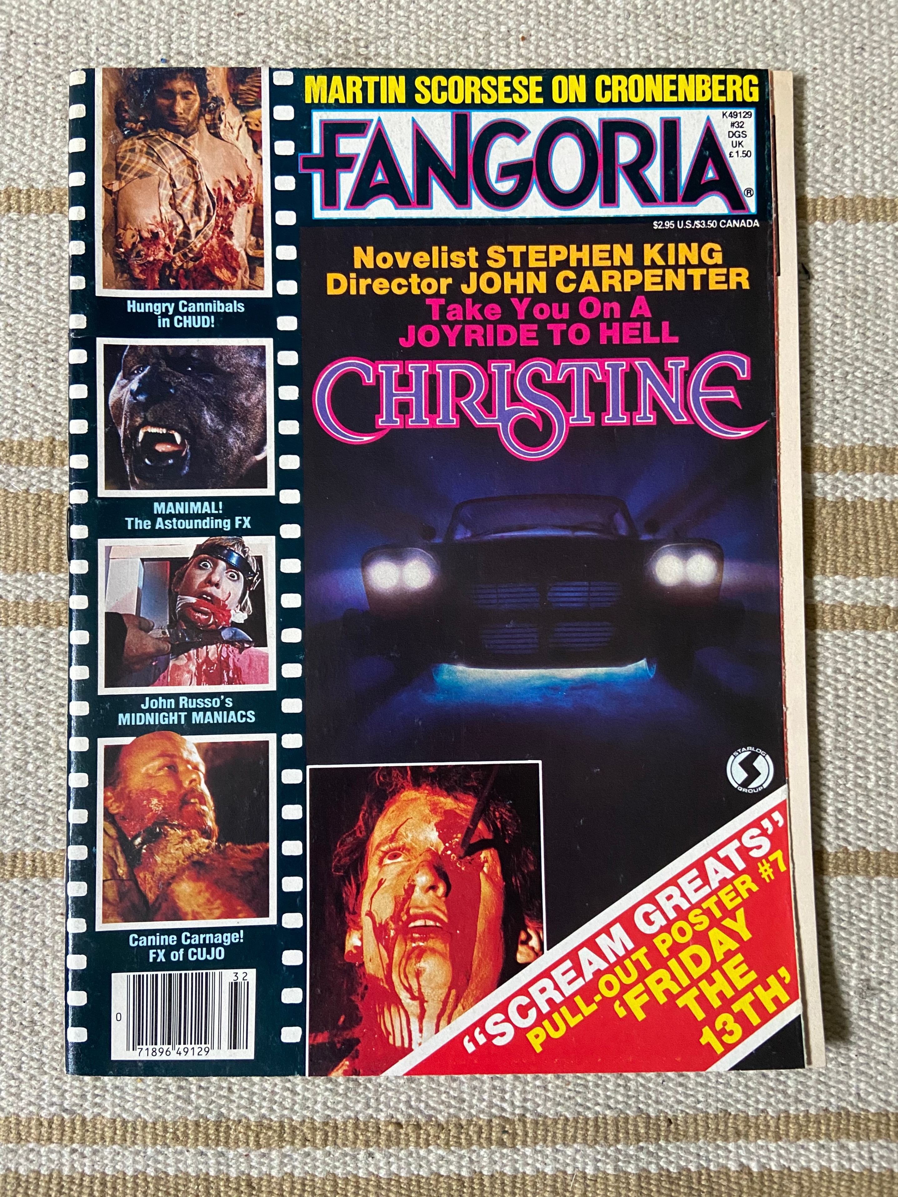 Fangoria # 32 featuring Christine