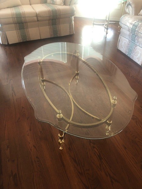 Elegant Glass End and Coffee Tables
