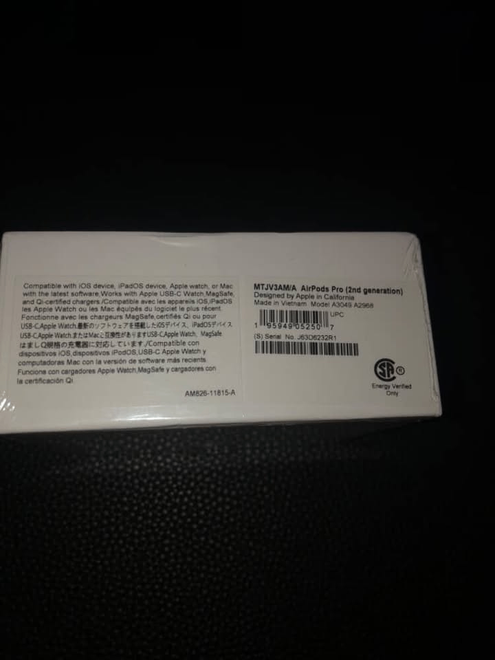 Brand New Airpod Pros 2nd Gen Fully Sealed - photo 3