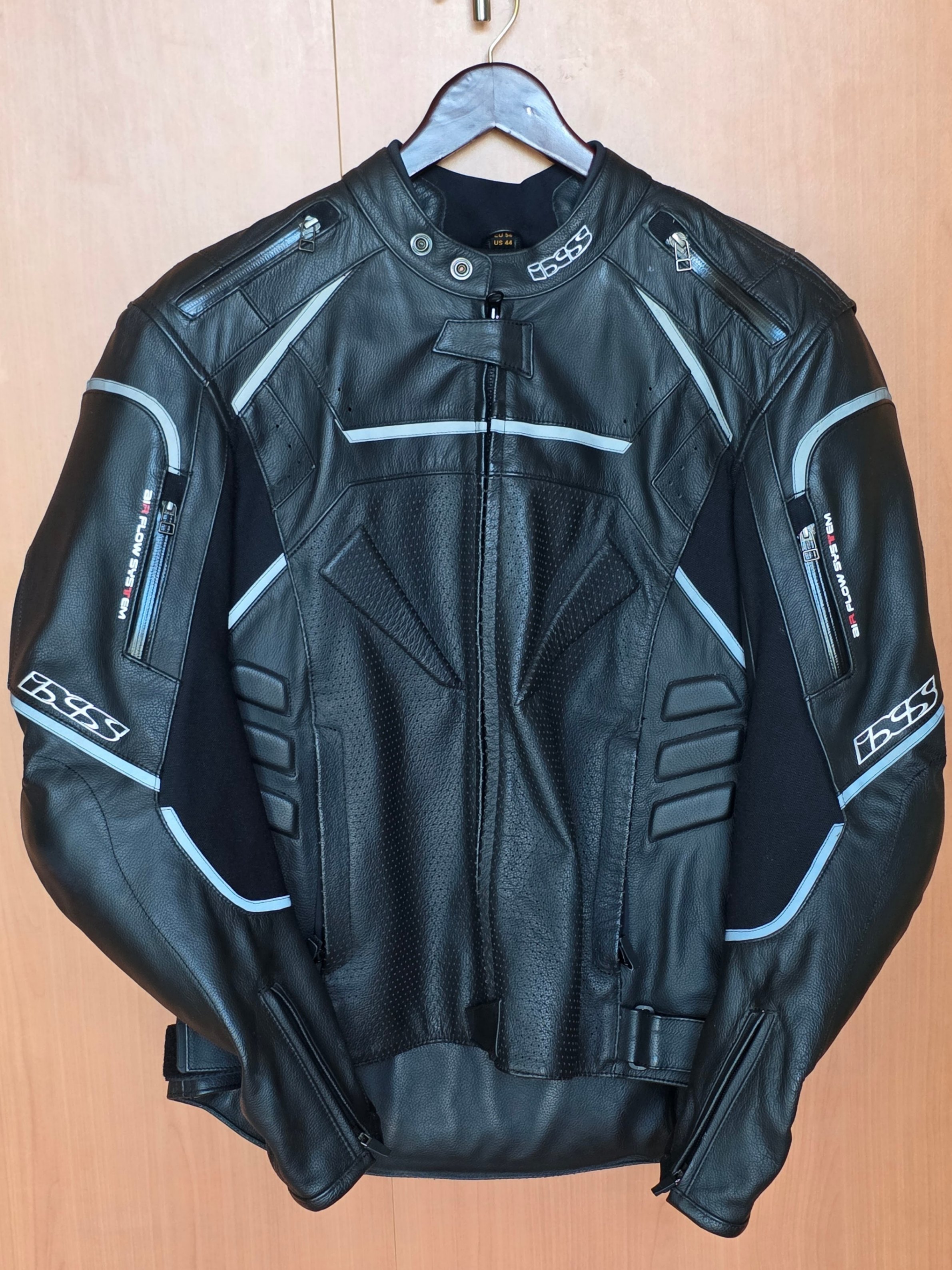 iXS Leather Motorcycle Jacket – Air-Flow System – Size US 44