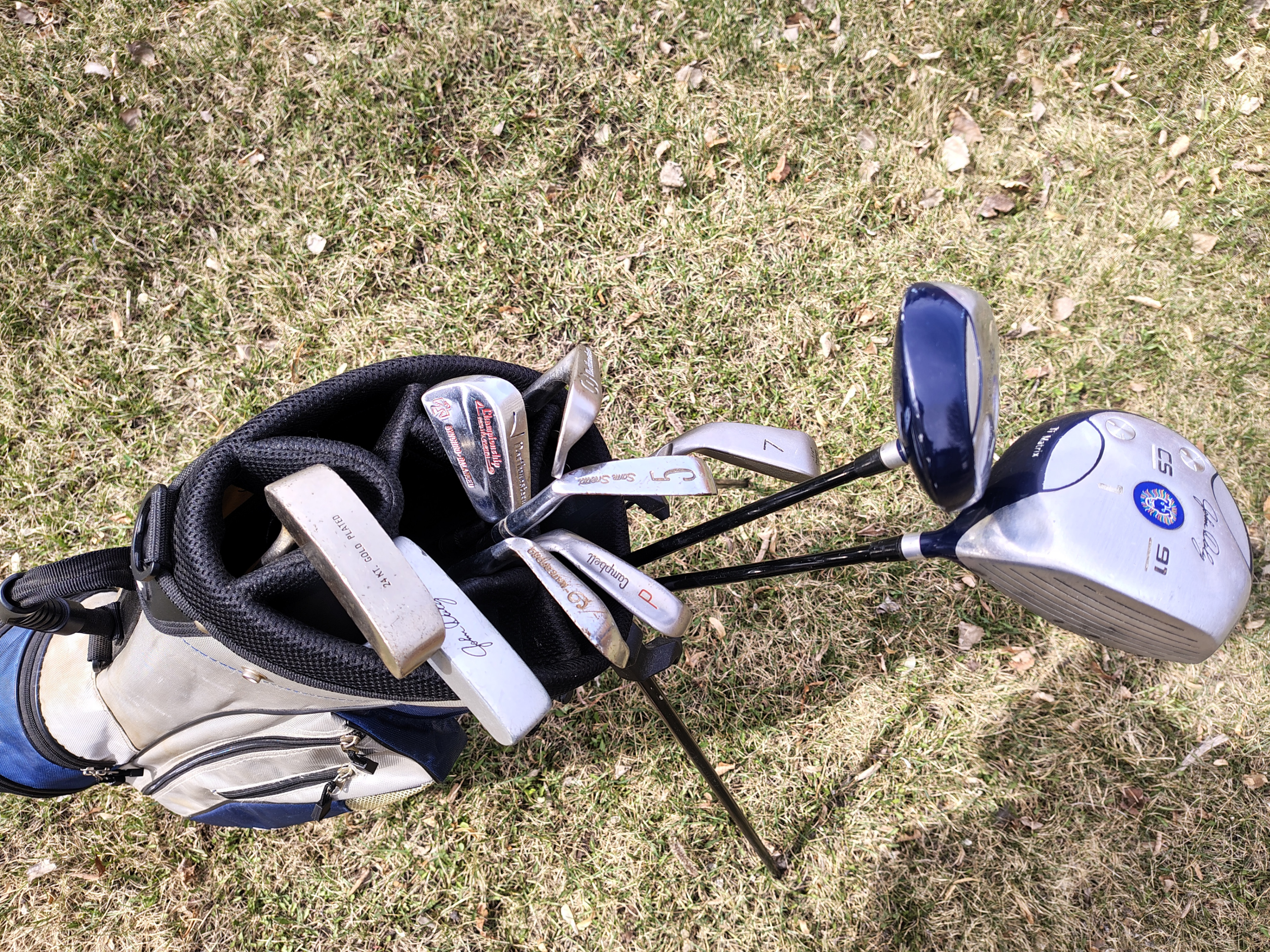 Golf Clubs & Bag Bundle - incl Gold Plated Putter - photo 2