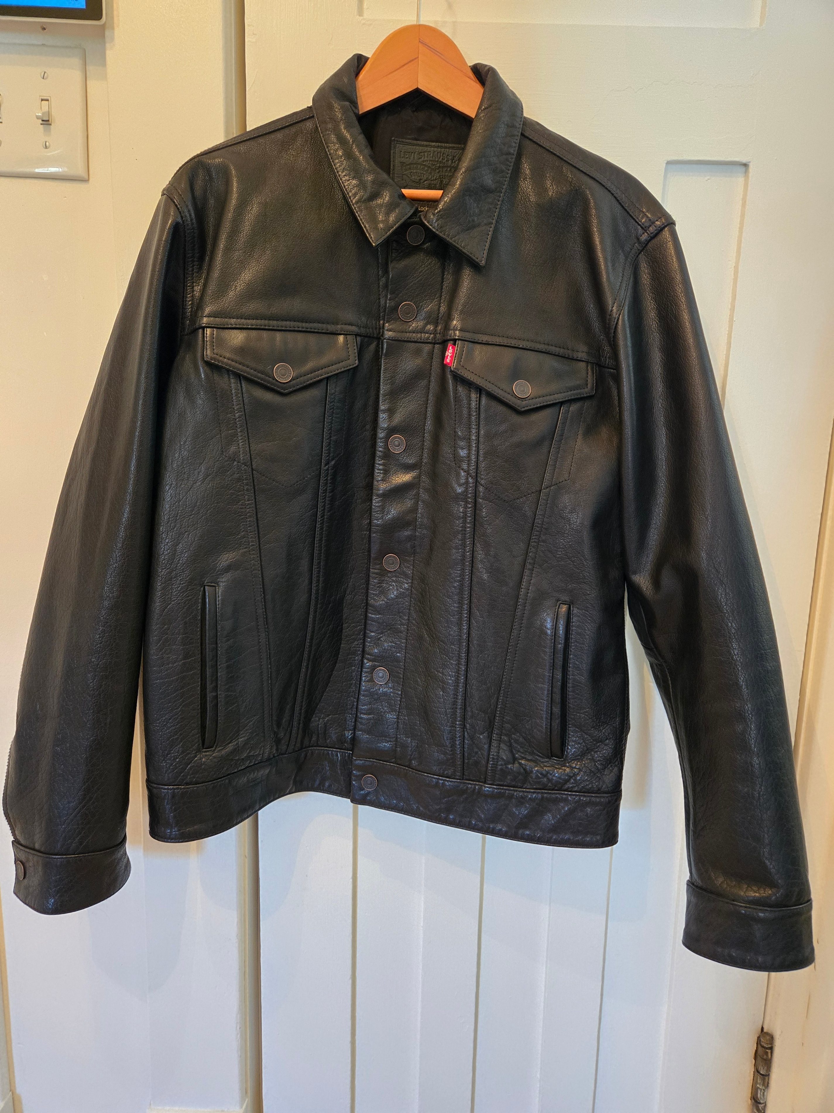 Buffalo Leather Levis Jacket - L (fits M) - photo 2