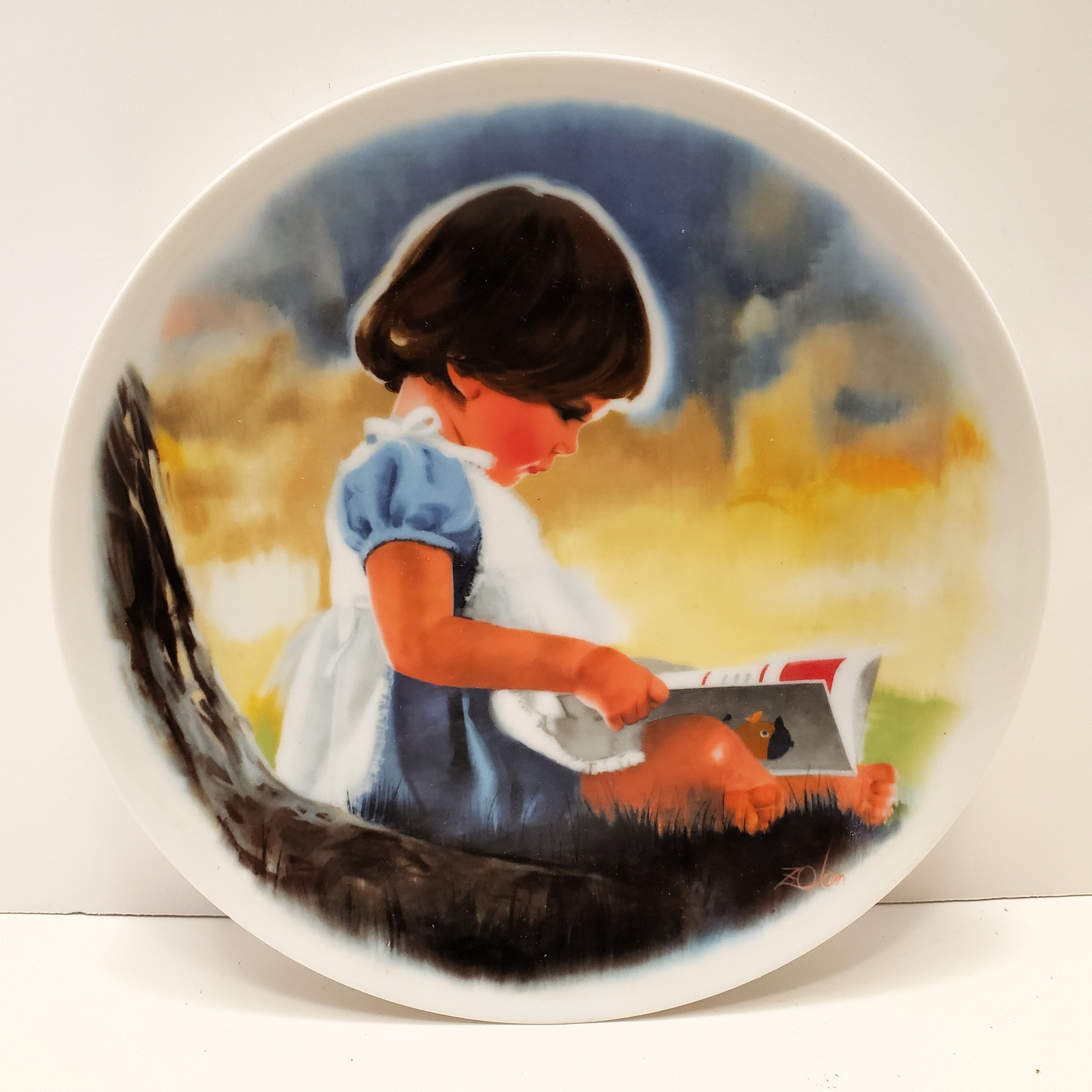 By Myself by Donald Zolan Collector Plate – Free with purchase