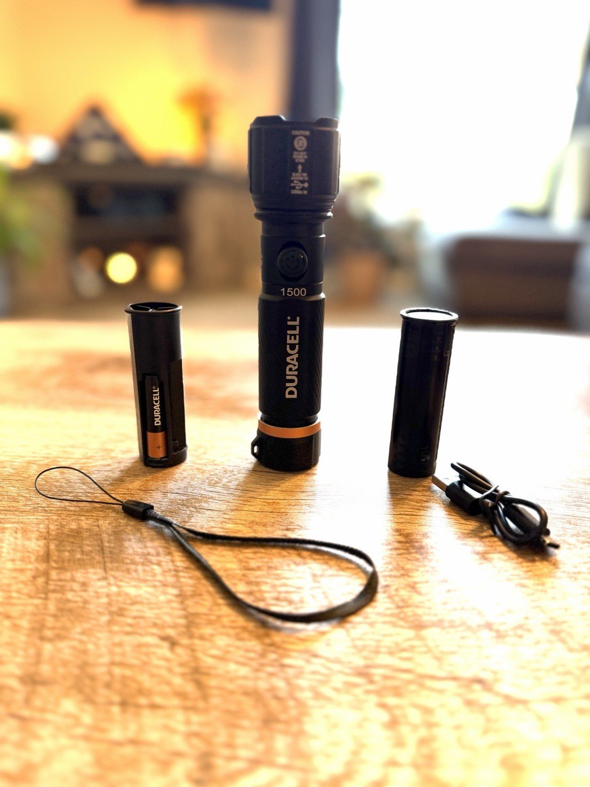 Duracell USB Rechargeable 1500 Lumen Flashlight (2 available) - photo 2