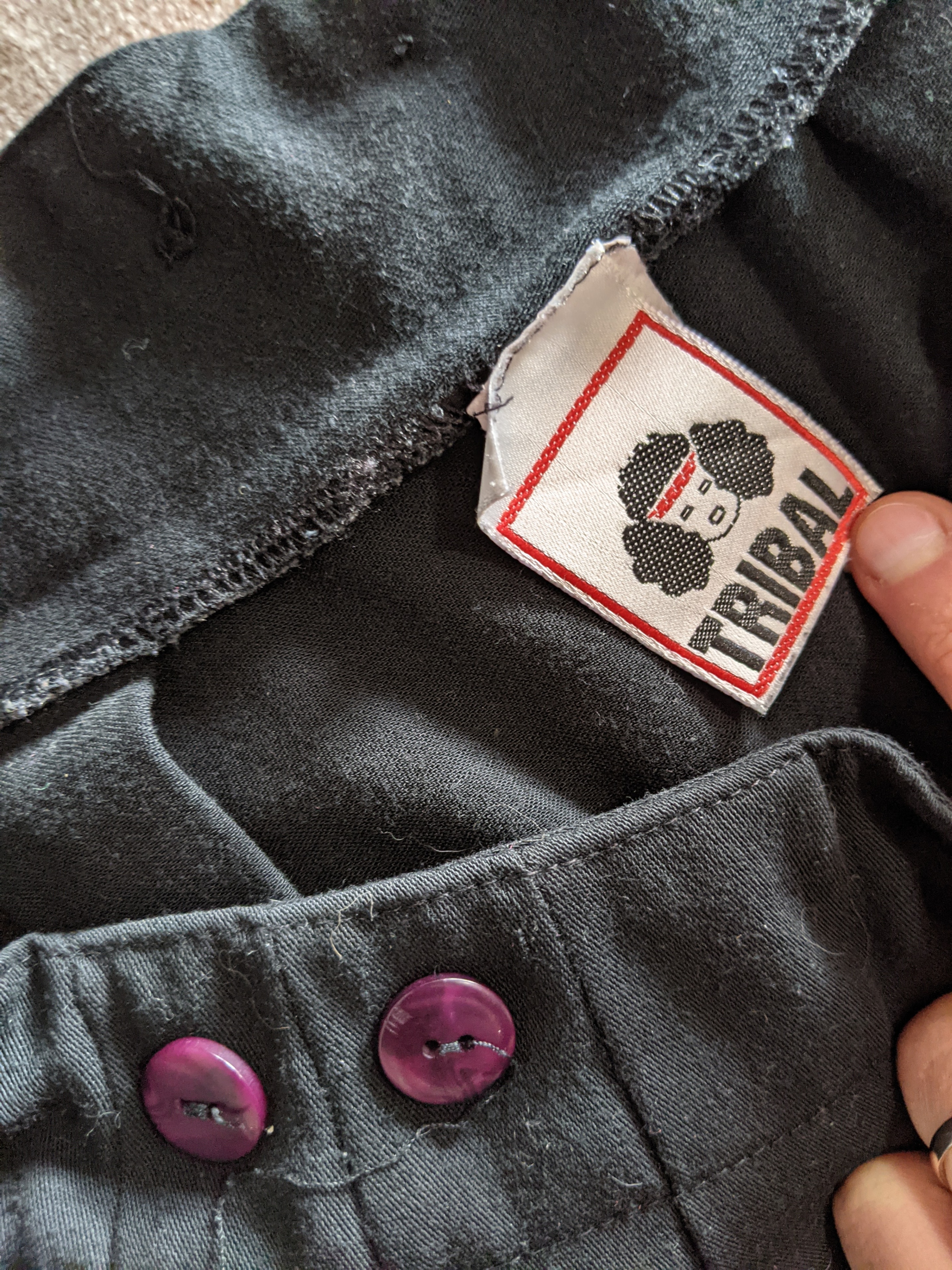 Button-Detail Black Pleated Skirt - photo 3