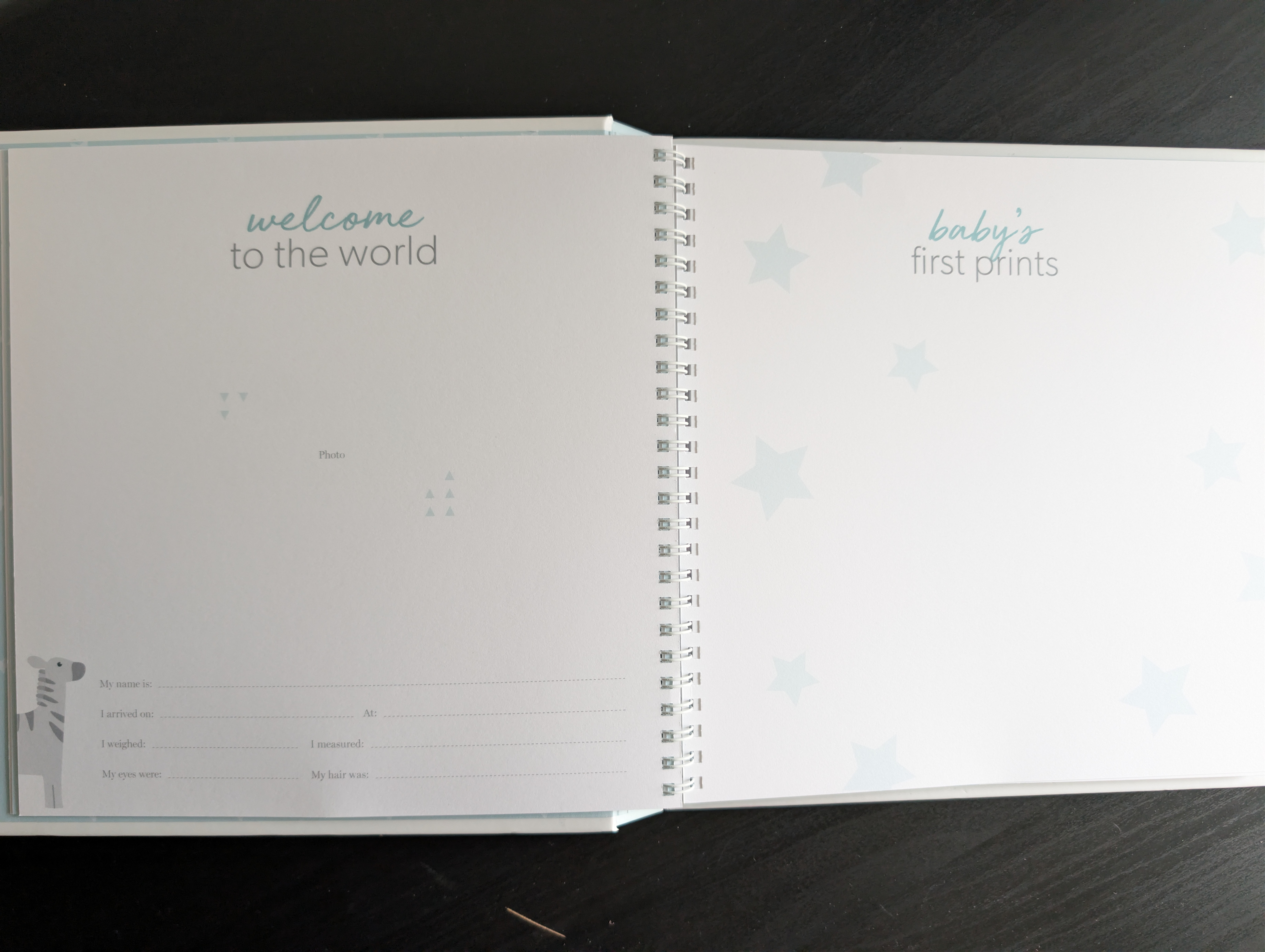 Baby Memory Book “Hello World” (New, Unused) - photo 4