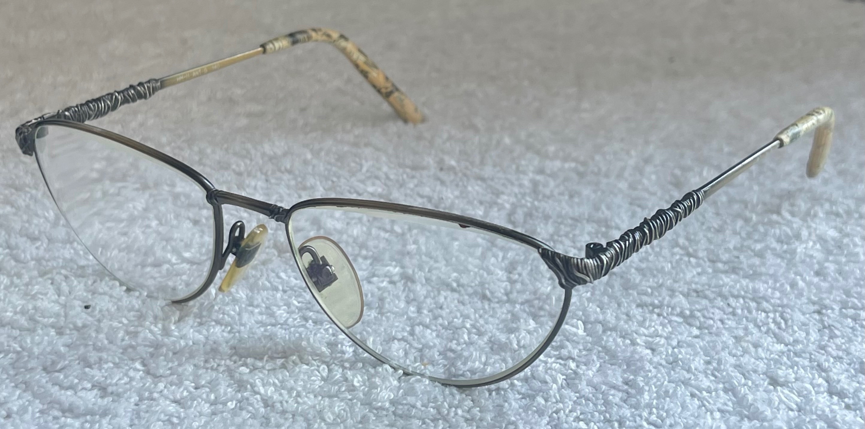 Vintage Hanae Mori Heavy Metal Designer Frames (HM-11)