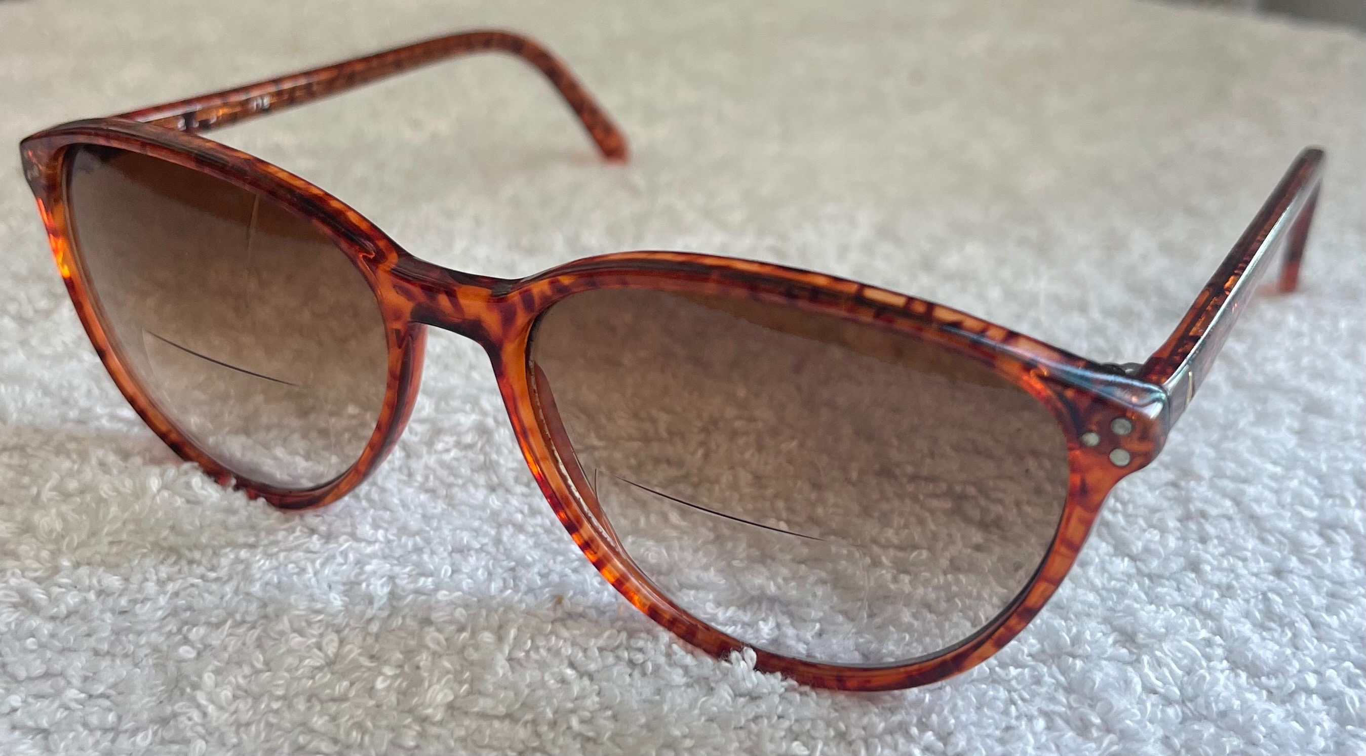 Vintage 90s Liz Claiborne Brick Orange Frames