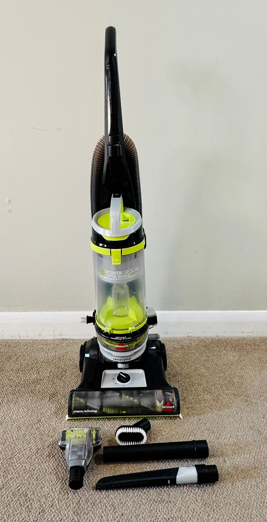 Bissell PowerGroom Swivel Rewind Vacuum Cleaner with Pet Tools - photo 2