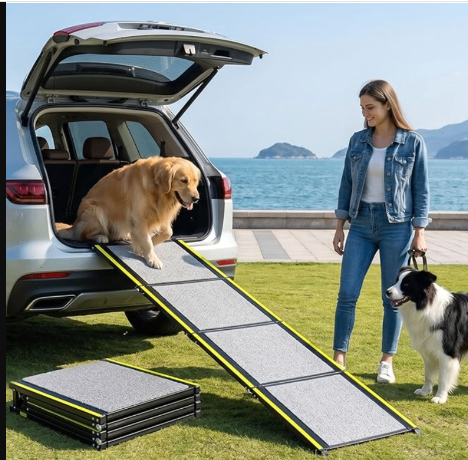 Brand New 70 inch Portable Dog Ramp for Car SUV Truck