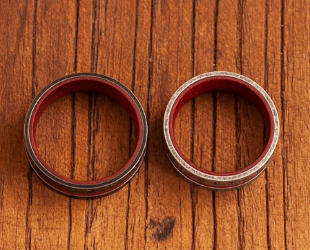 Men's Rune Engraved Tungsten Carbide Ring - photo 3