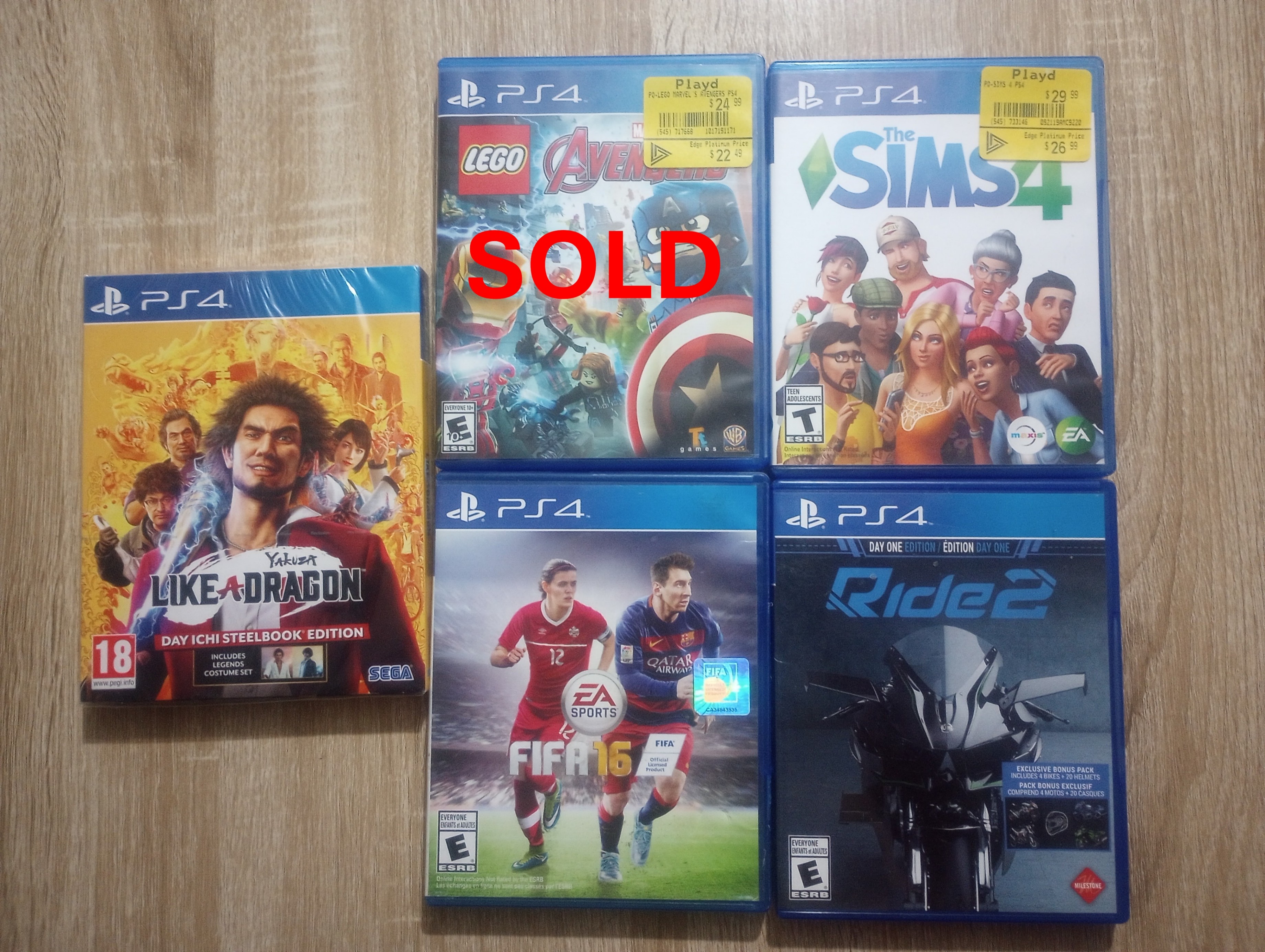 PS4 Games Collection