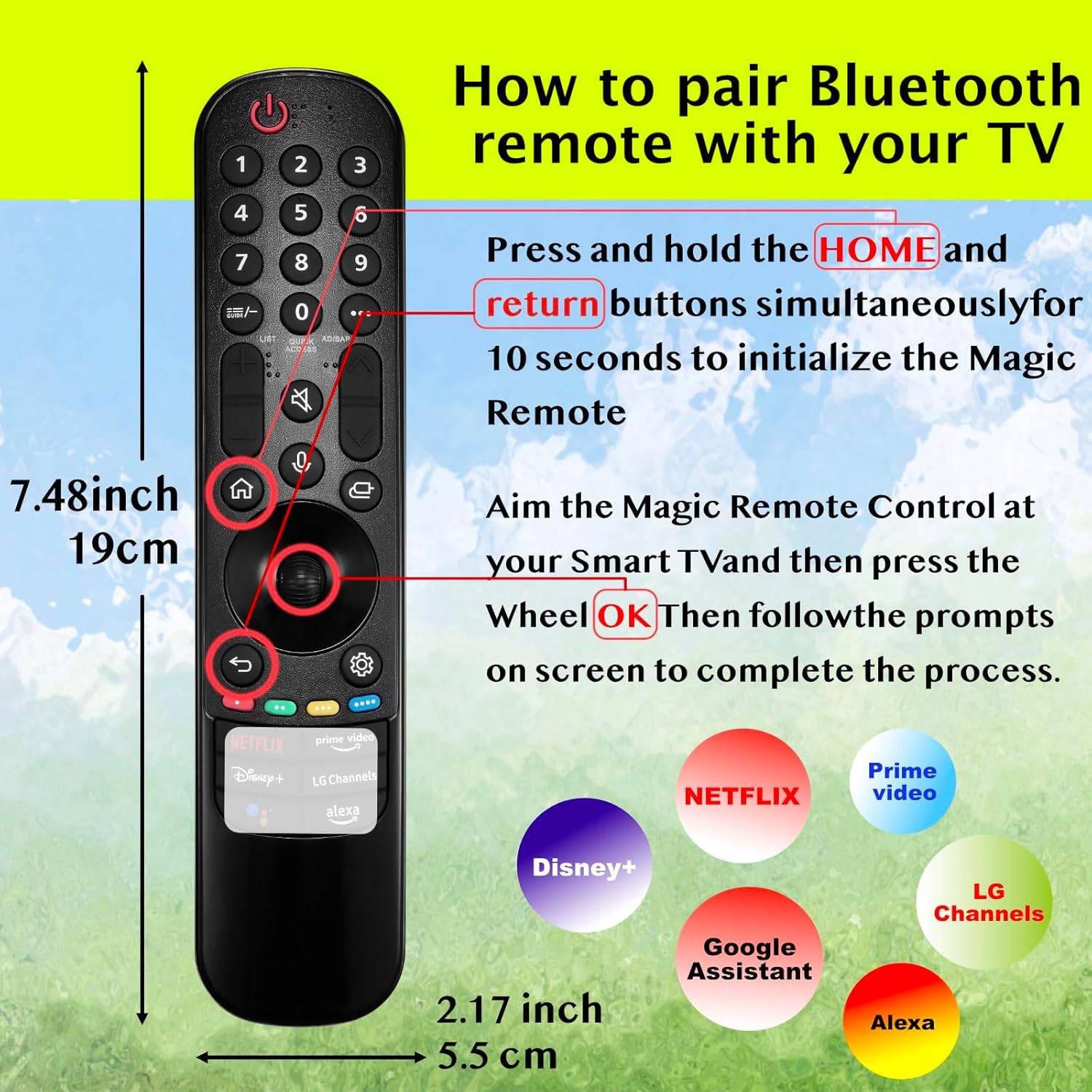 Remote for LG Smart TVs 2020-2022 Replacements - photo 4