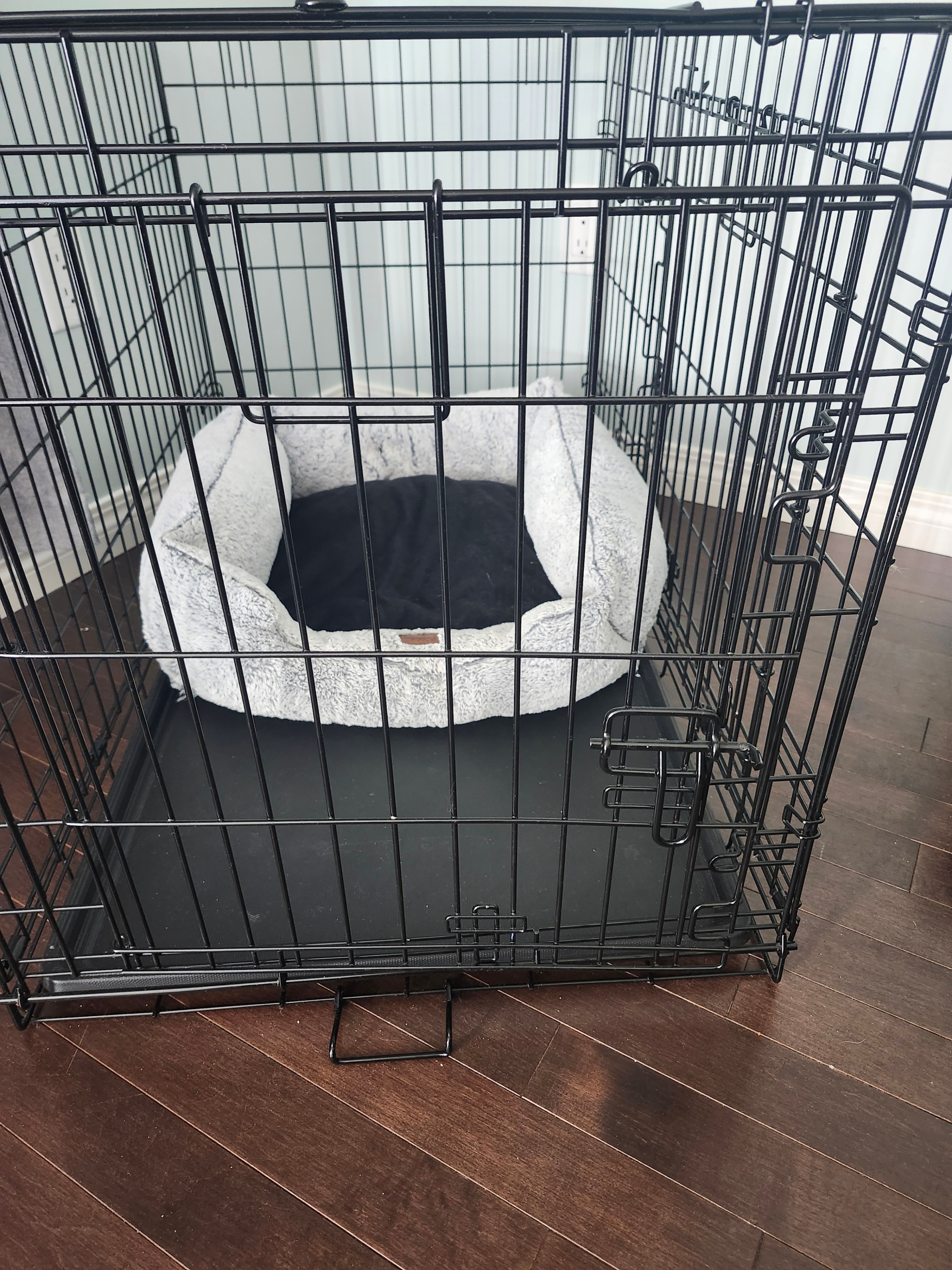 Double Door Wire Pet Crate (36.7 x 22.9 x 24.6 inches) - photo 2