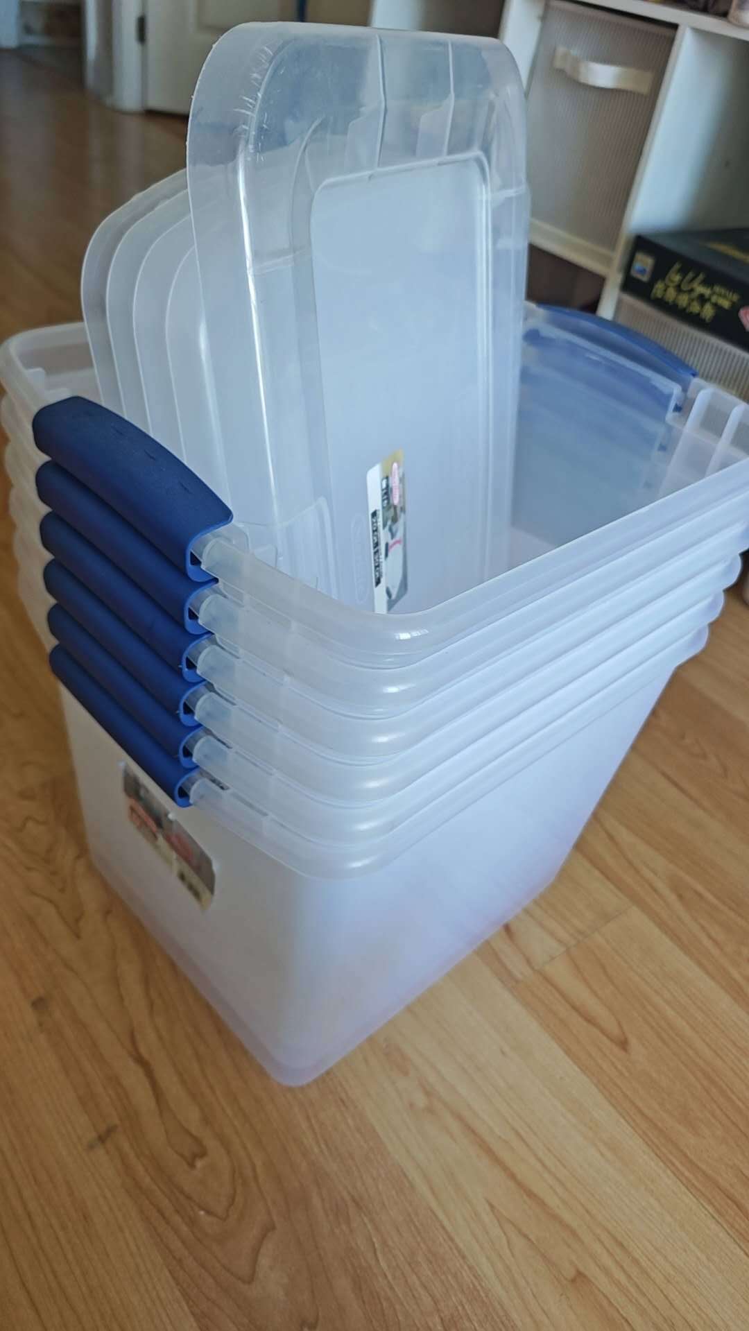 Brand New Sterilite 26L Storage Bins with Lids - $5 each