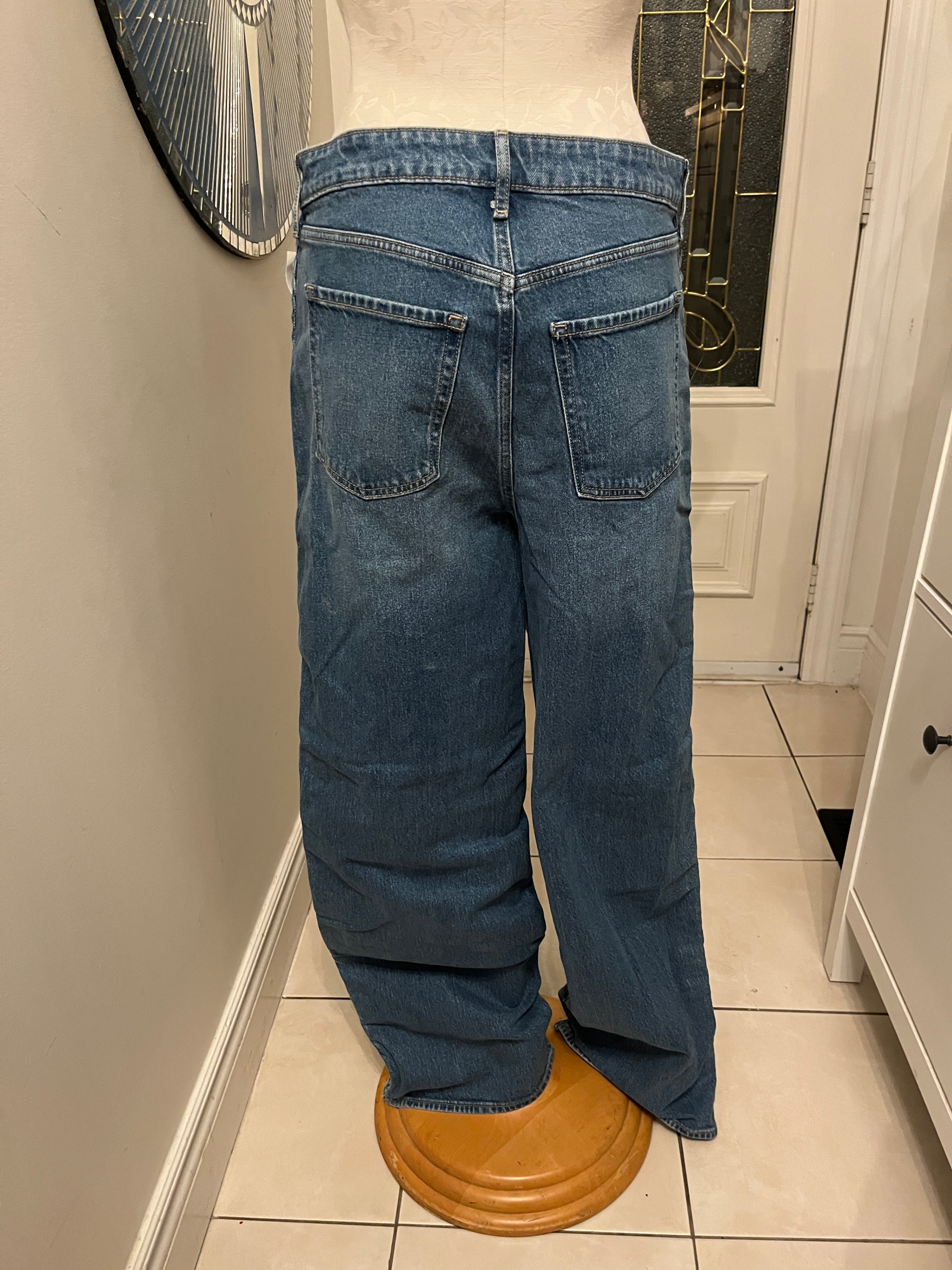 Gap Wide Leg Jeans with Braided Detail - photo 2