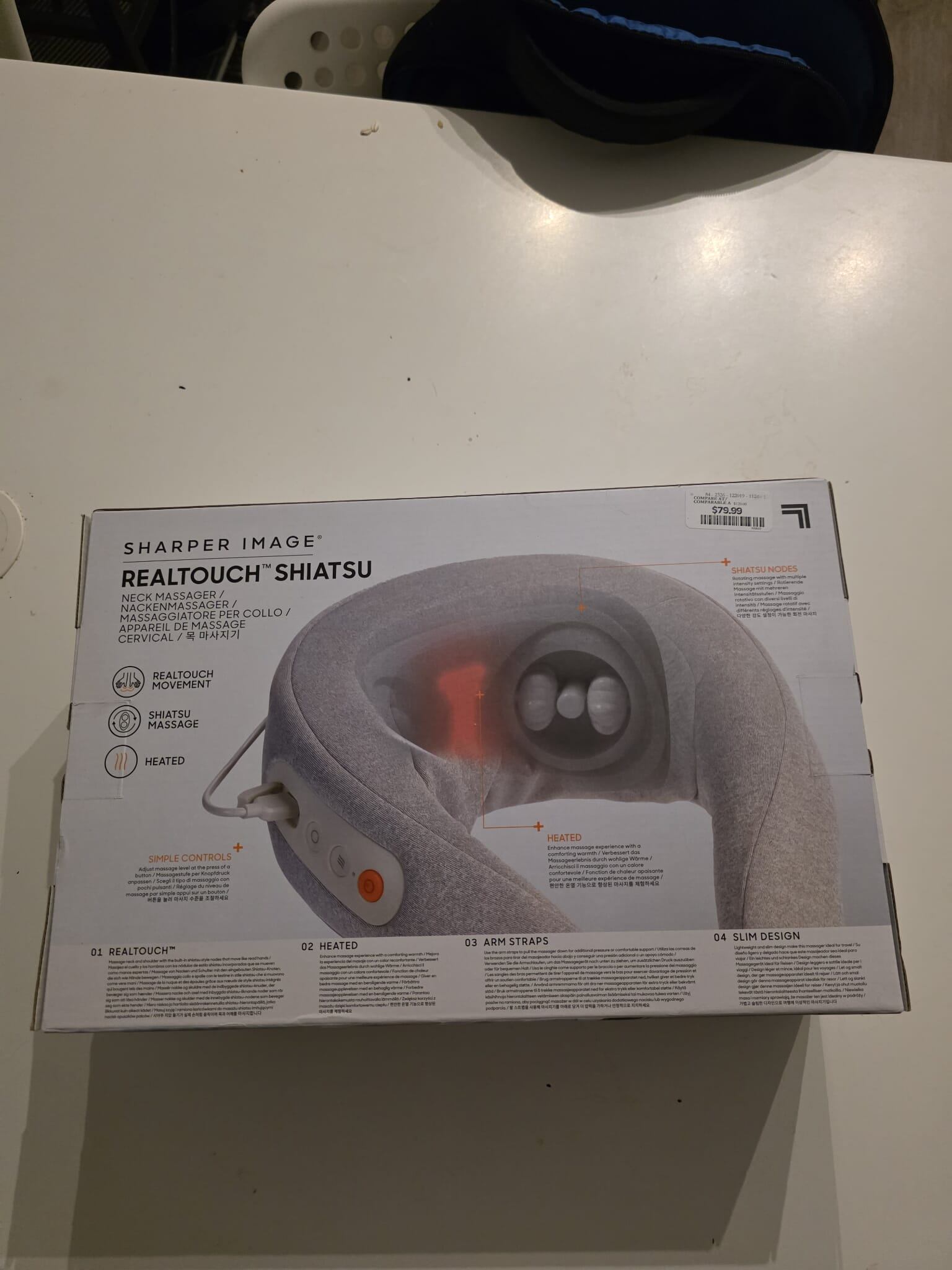 Sharper Image RealTouch - Shiatsu Neck Massager - photo 2