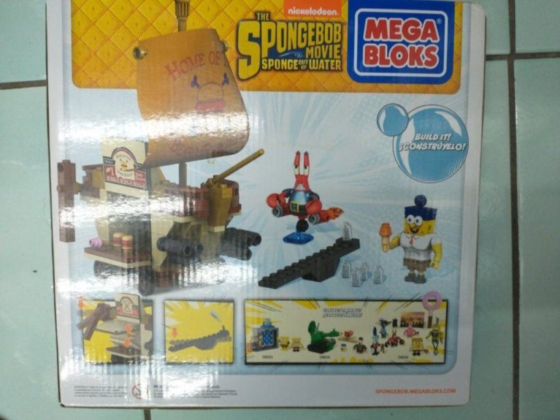 Mega Bloks SpongeBob Burgermobile Showdown Building Set BNIB