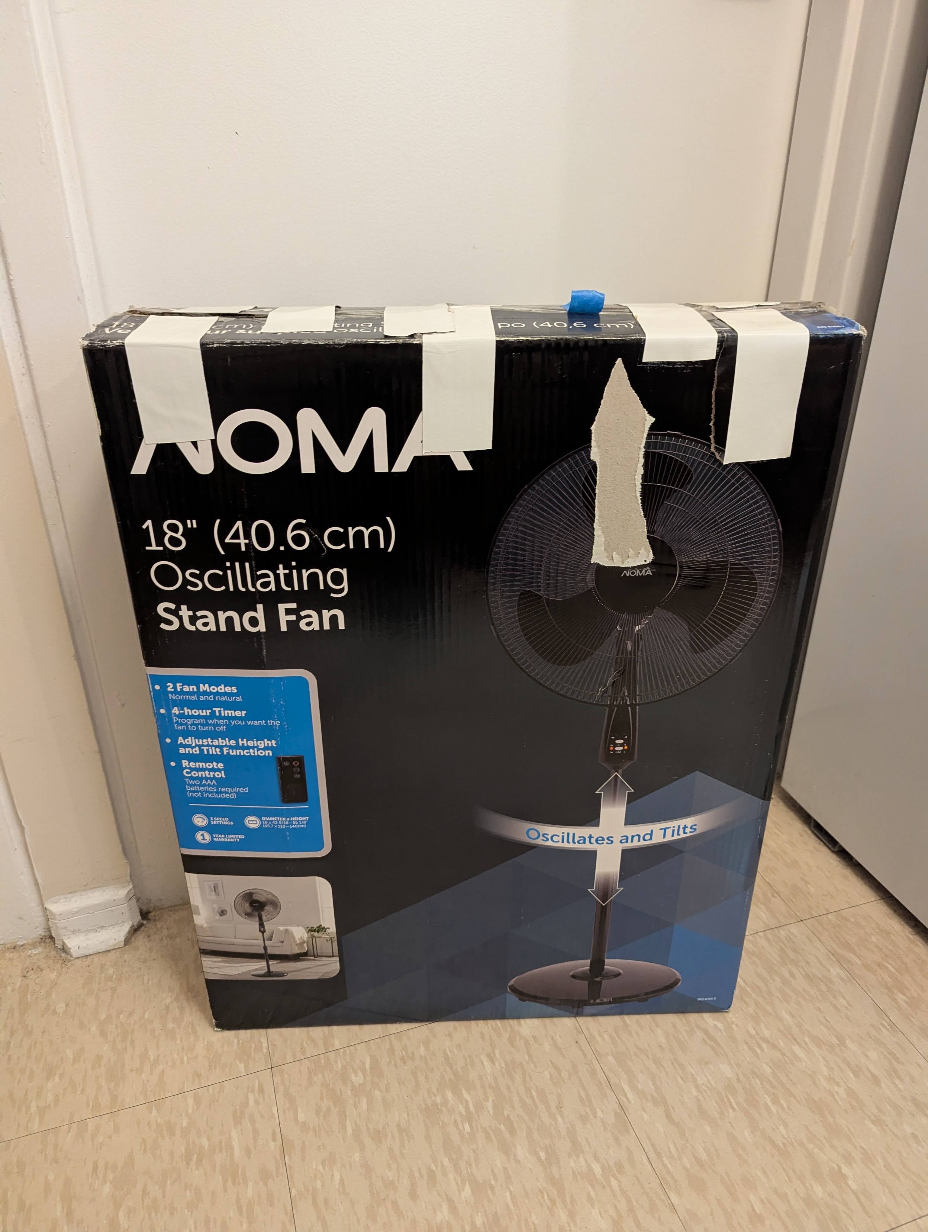 Standing fan with remote - photo 2