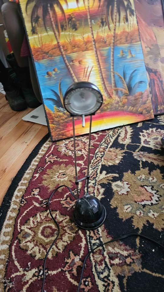 Black Adjustable Desk Lamp