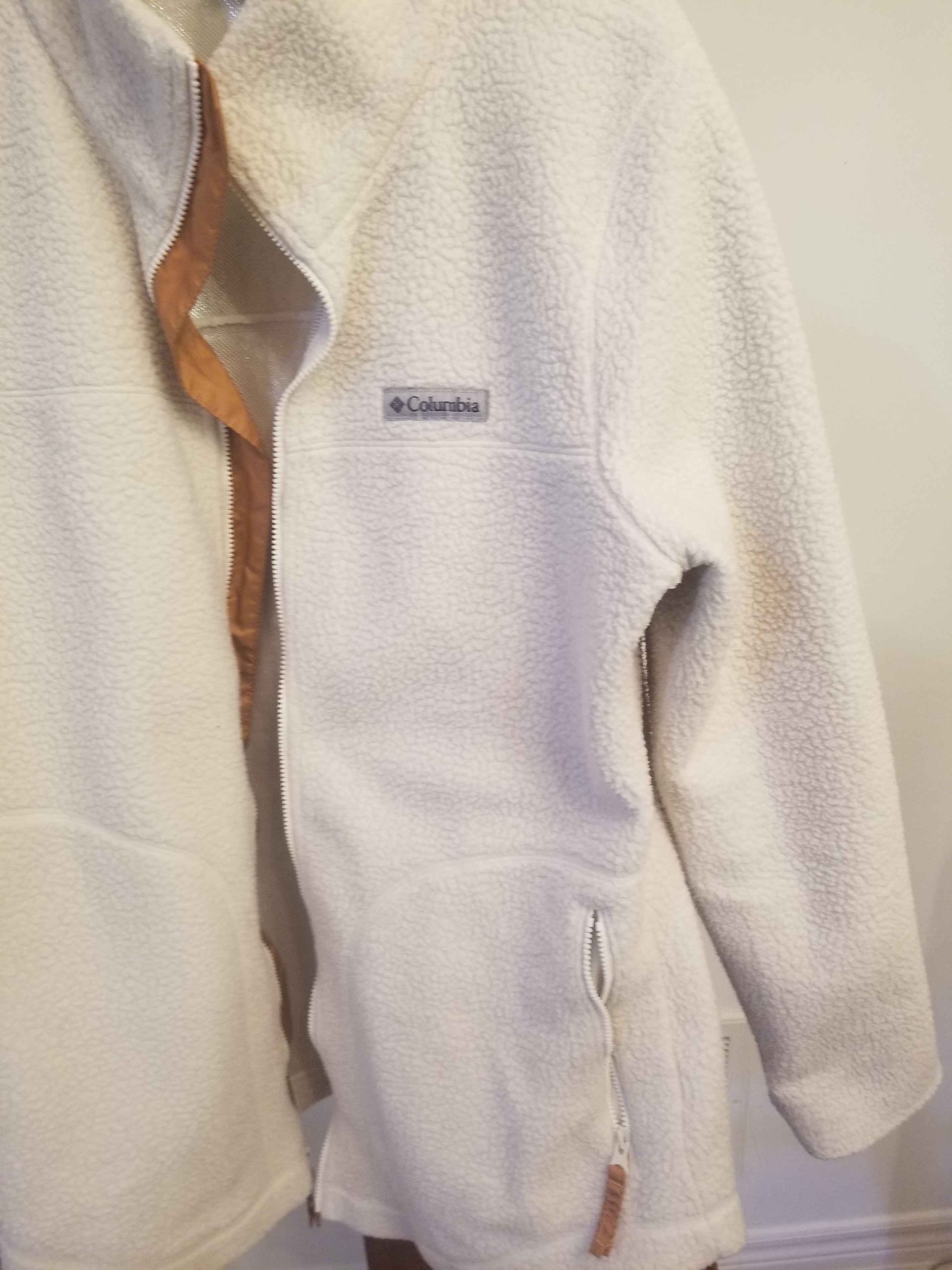Columbia Fleece Jacket - Cream - Women's Medium - photo 2