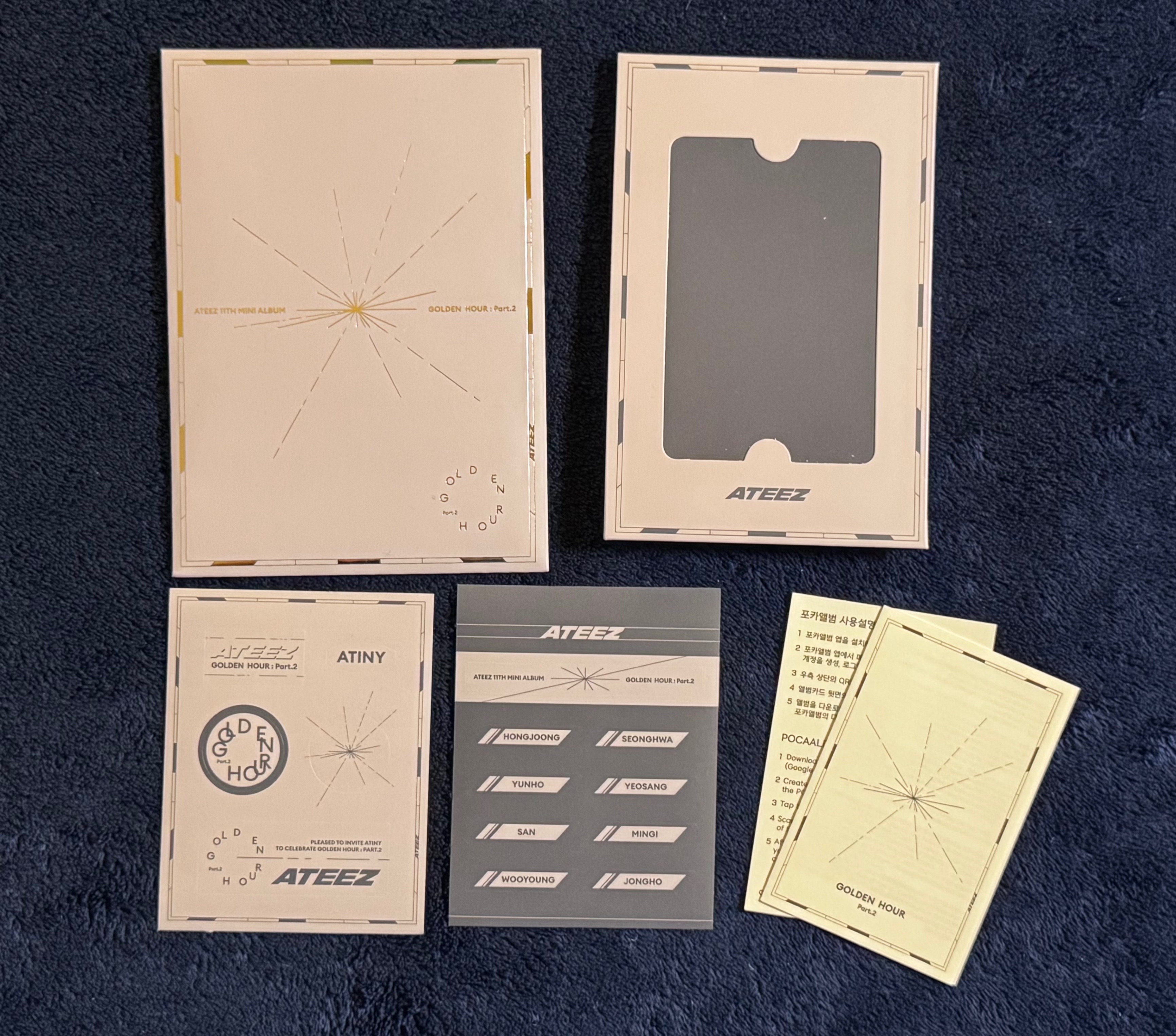 ATEEZ "Golden Hour : Part.2" POCA albums, various versions - photo 3