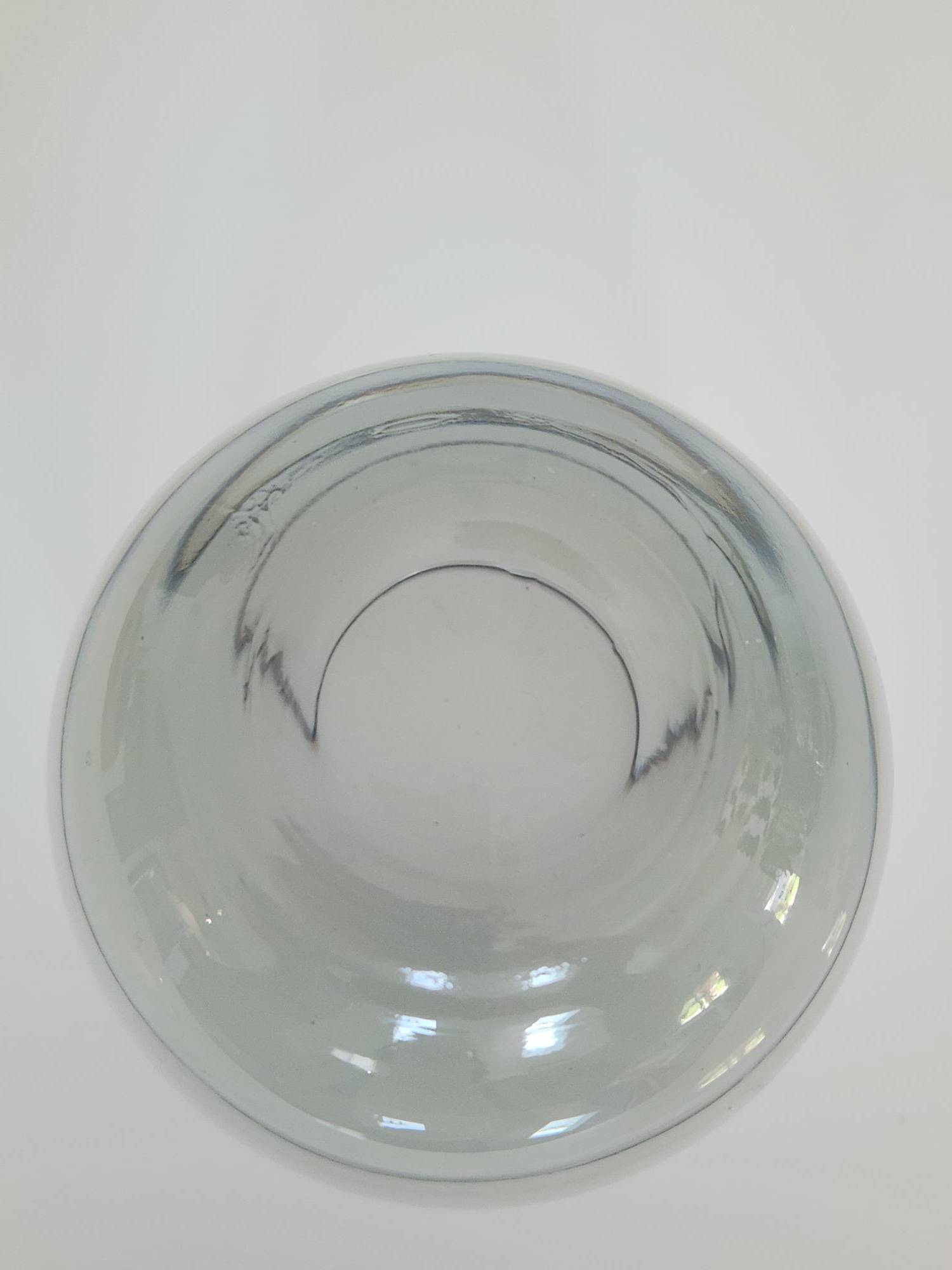 Smoked Glass Roly Poly Lowball Tumblers - MCM Barware (6 set) - photo 4