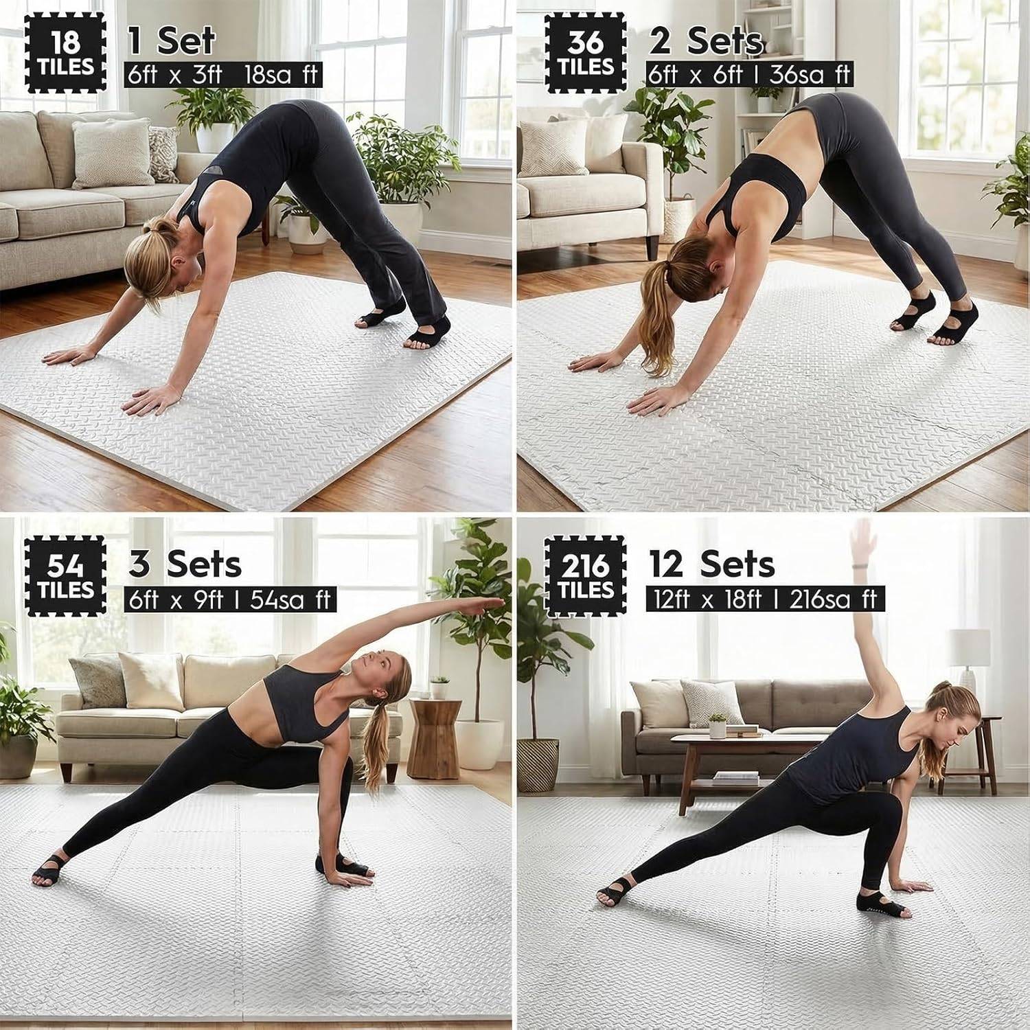 Interlocking Fitness Floor Mats with Enhanced Grip - photo 3