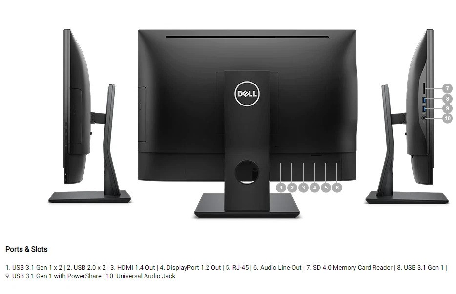 DELL OPTIPEX 5250 ALL IN ONE COMPUTER --WINDOW 11 PRO - photo 2