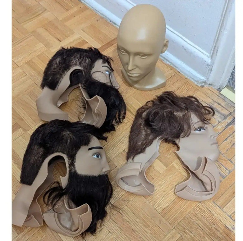 COSMETOLOGY Mannequin Heads. Manikin Head Model for Hats Hairpi - photo 2