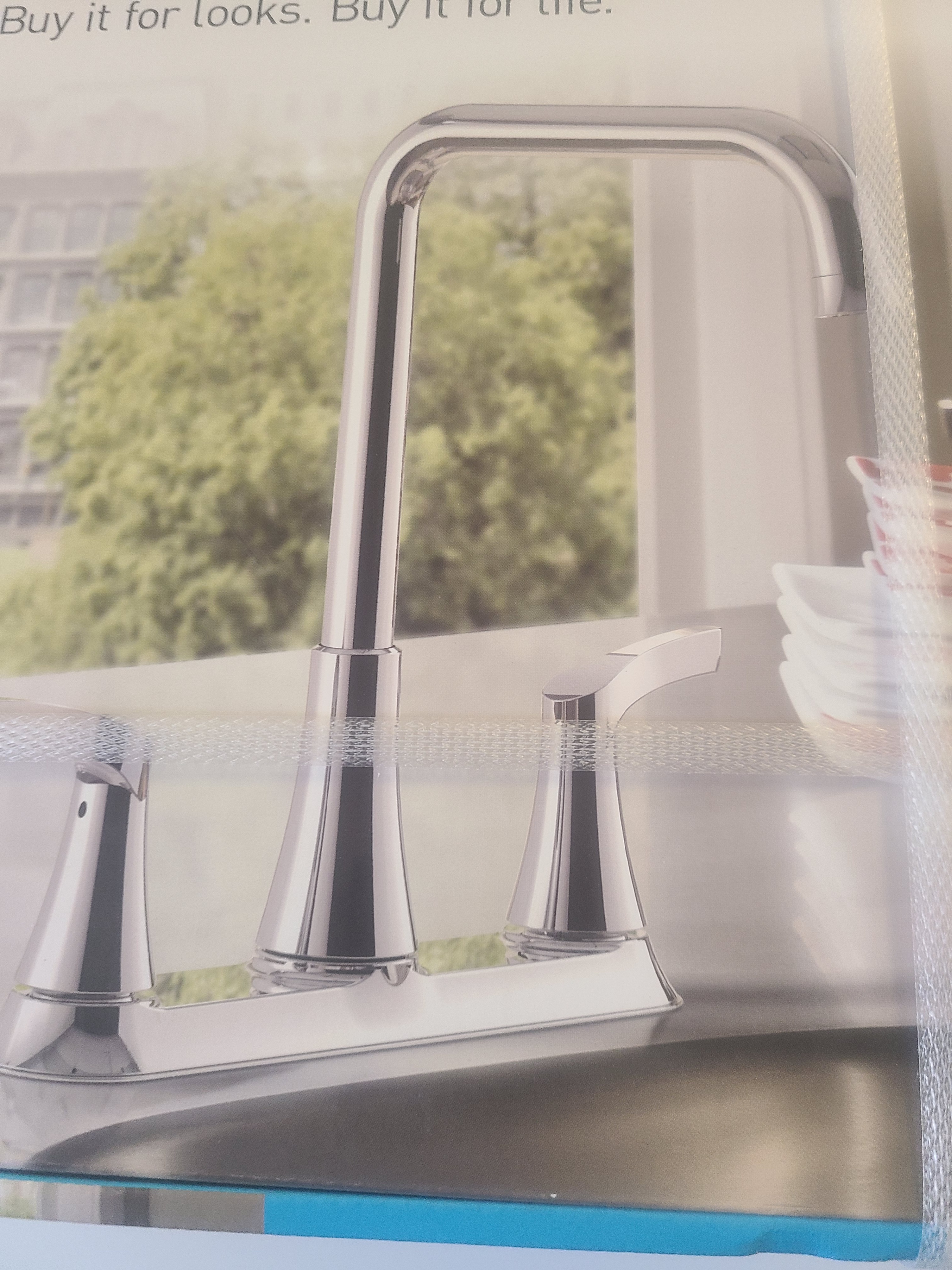 2 NEW MOEN 2 HANDLE, HI ARC KITCHEN FAUCET