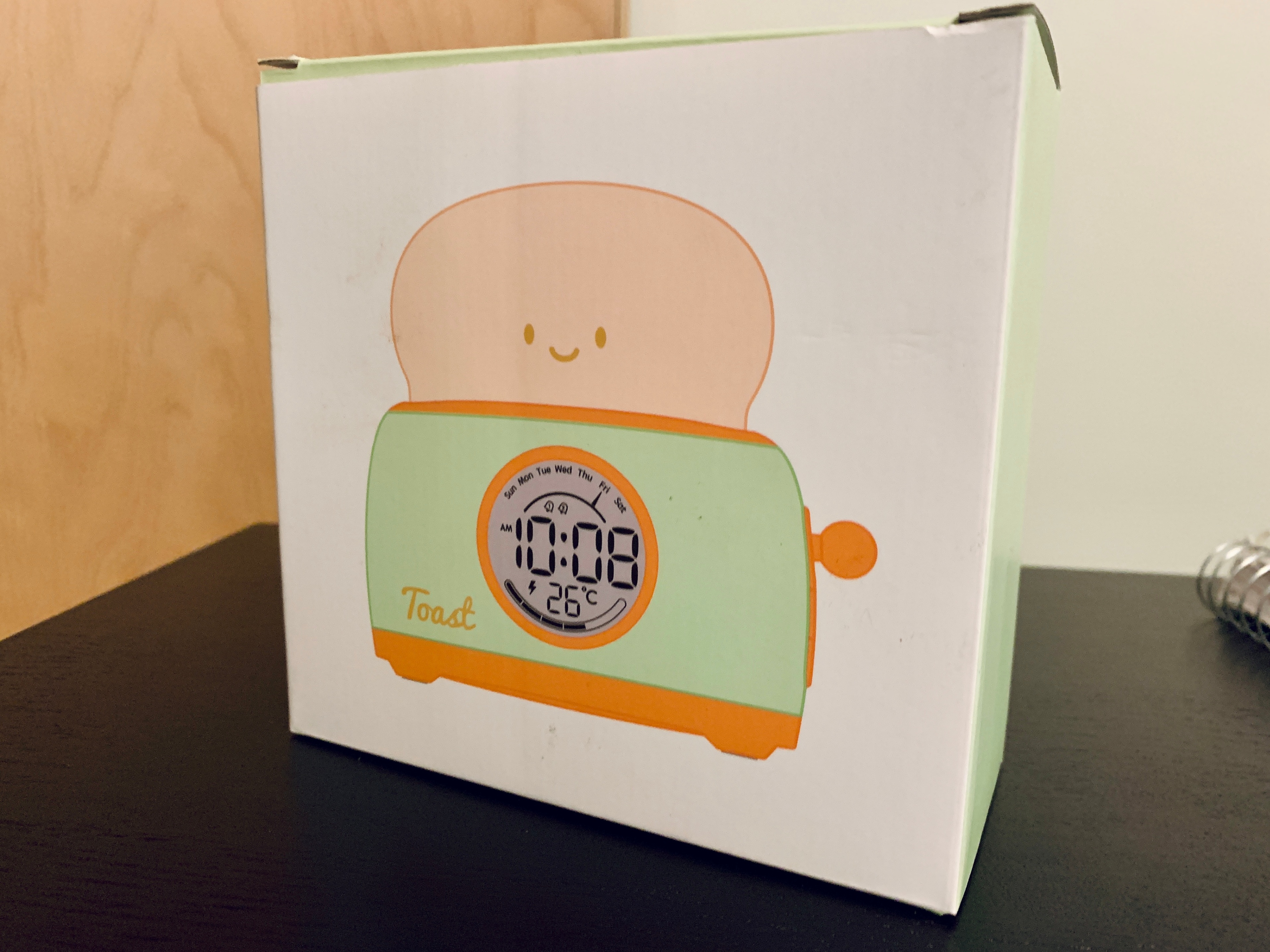 Alarm Clock for Kids, Cute Toast Night Light with Snooze - photo 3