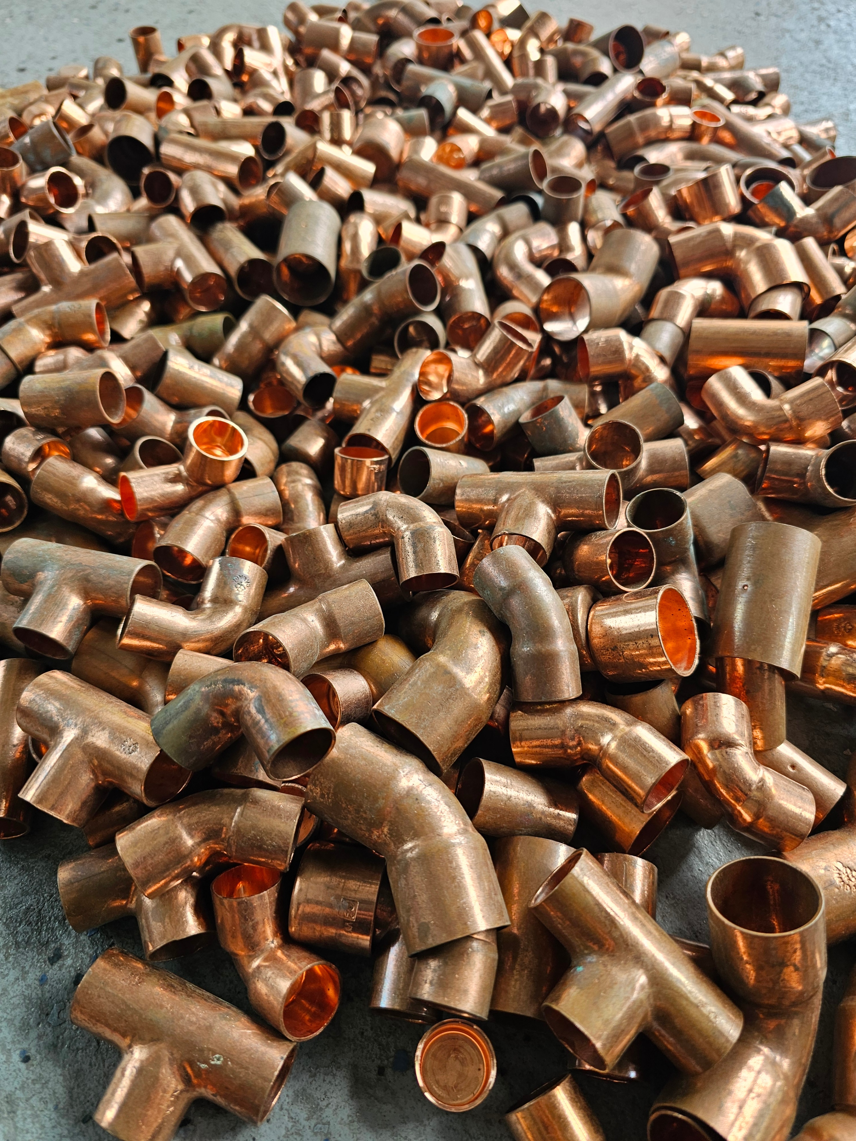 Assorted Copper Plumbing Fittings - photo 3
