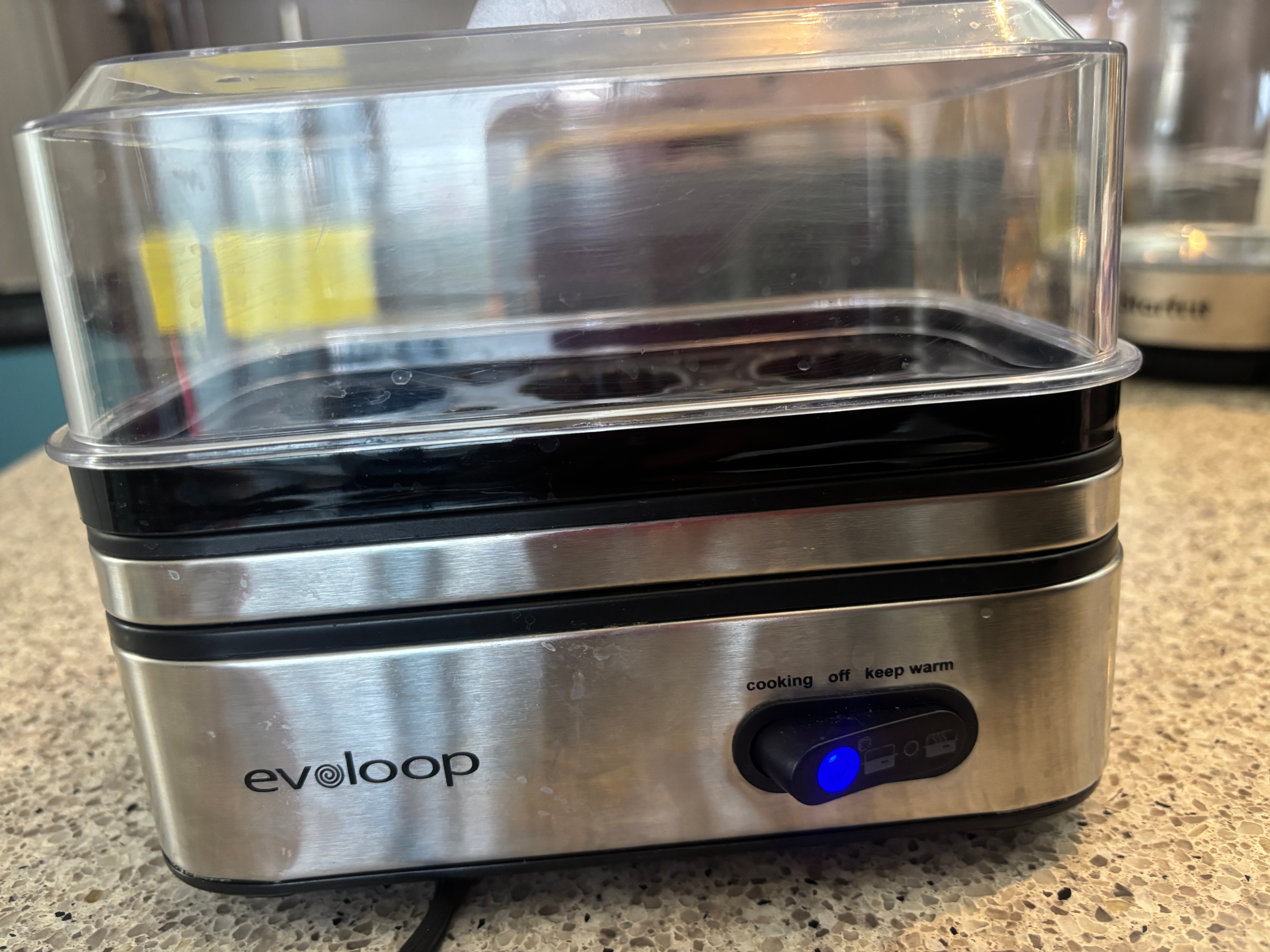 Evoloop Rapid Electric Egg Cooker - 6 Egg Capacity