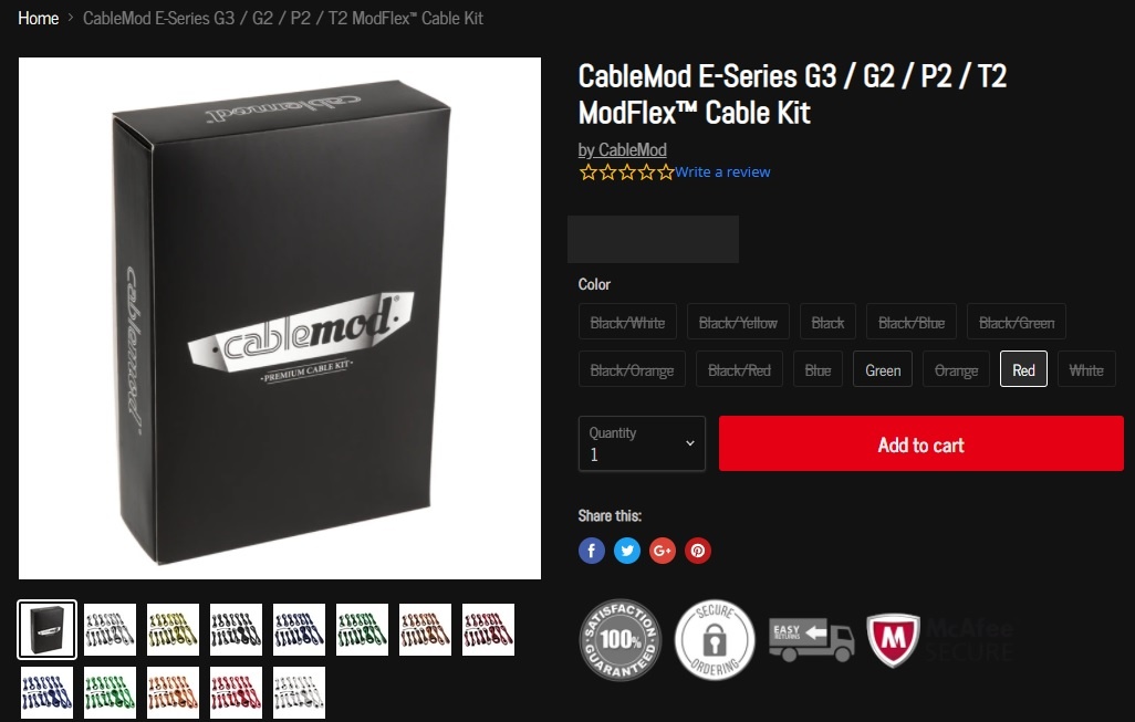 CableMod E-Series ModFlex Cable Kit - photo 3