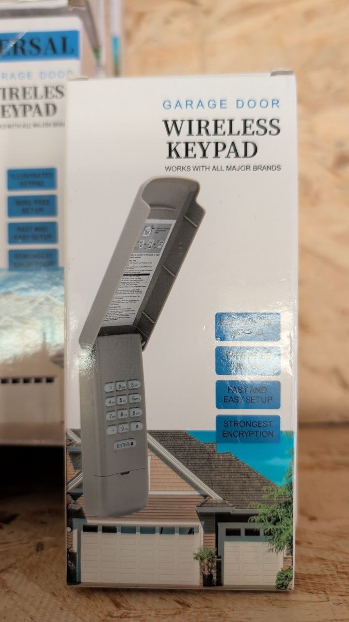 Wireless Garage Door Keypad - Fast Setup, Strongest Encryption (