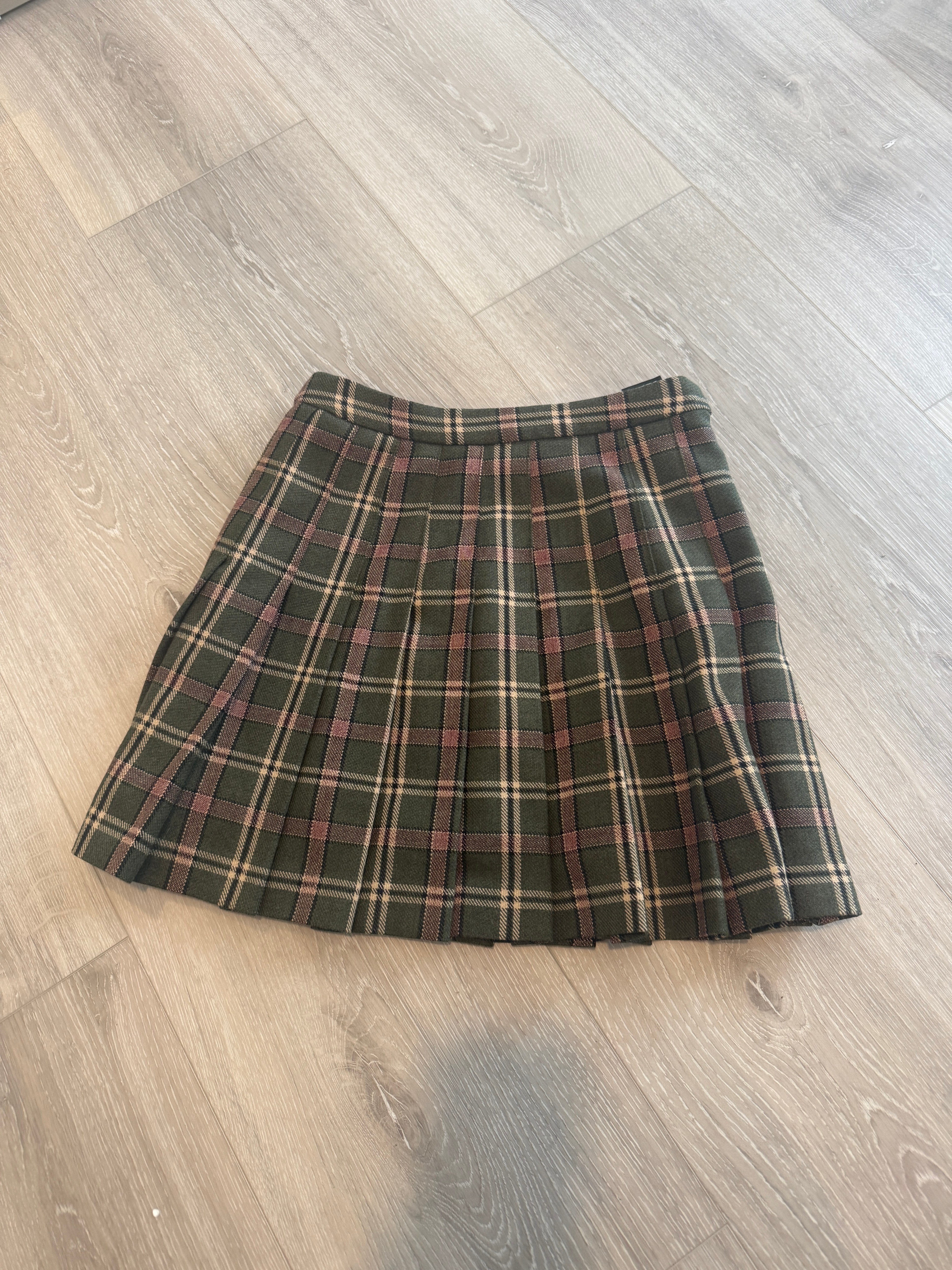 Green Plaid Wilfred Skirt - photo 4